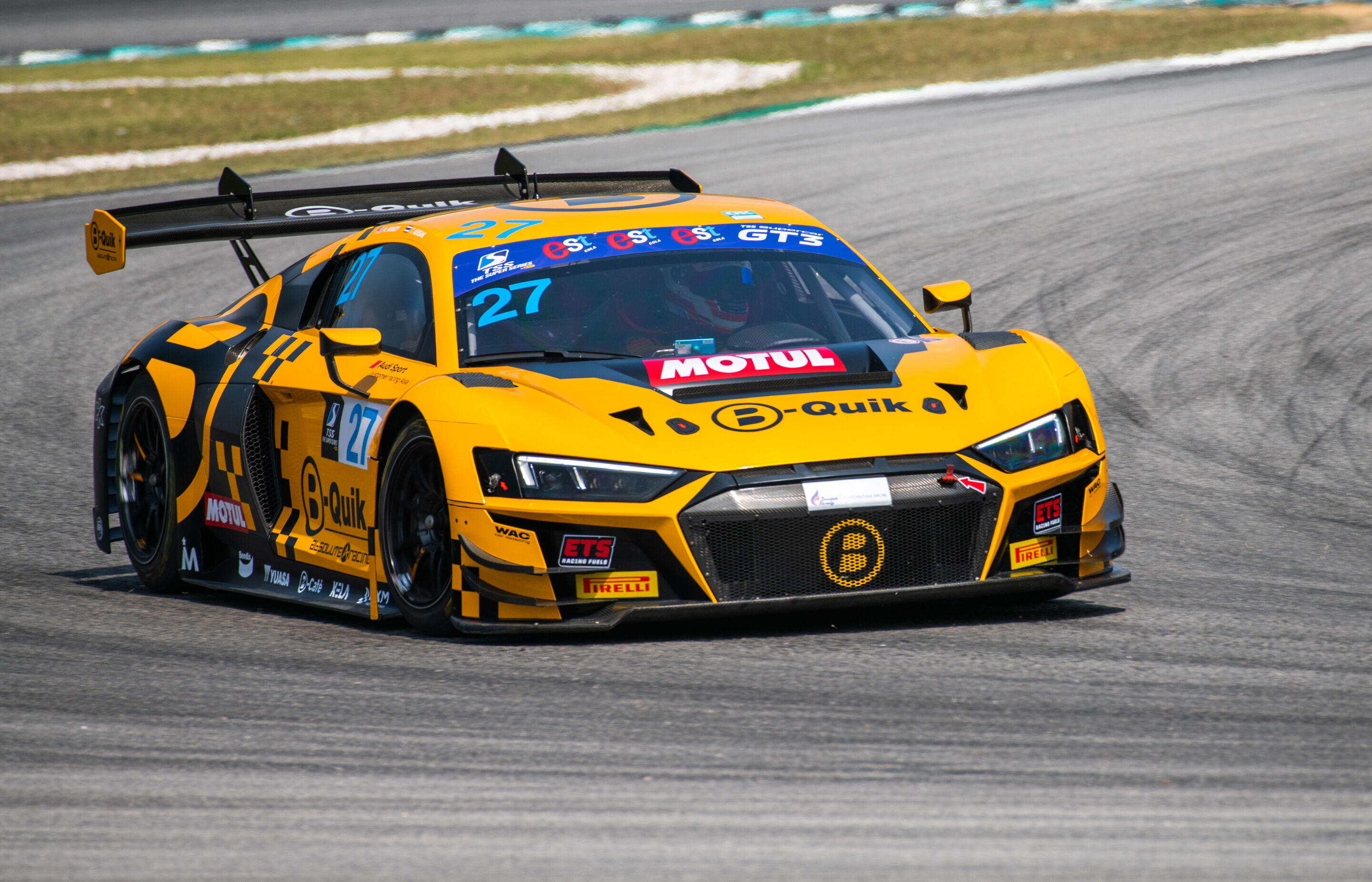 Thailand Super Series 2025 - Audi R8 LMS #27 (B-Quik Absolute Racing), Akash Nandy/Adisak Tangphuncharoen