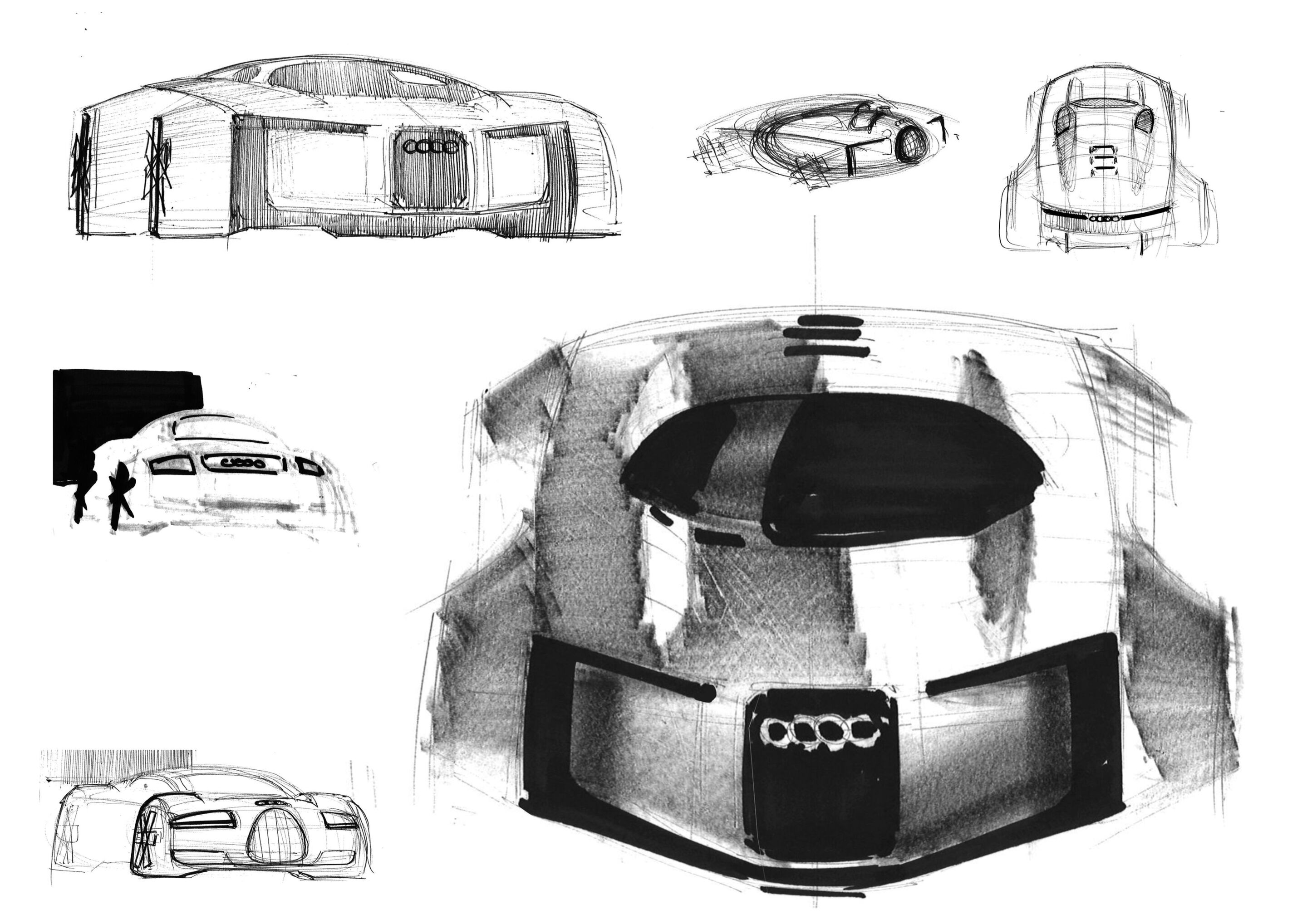 Sketch - Audi Concept C - Design sketch exterior