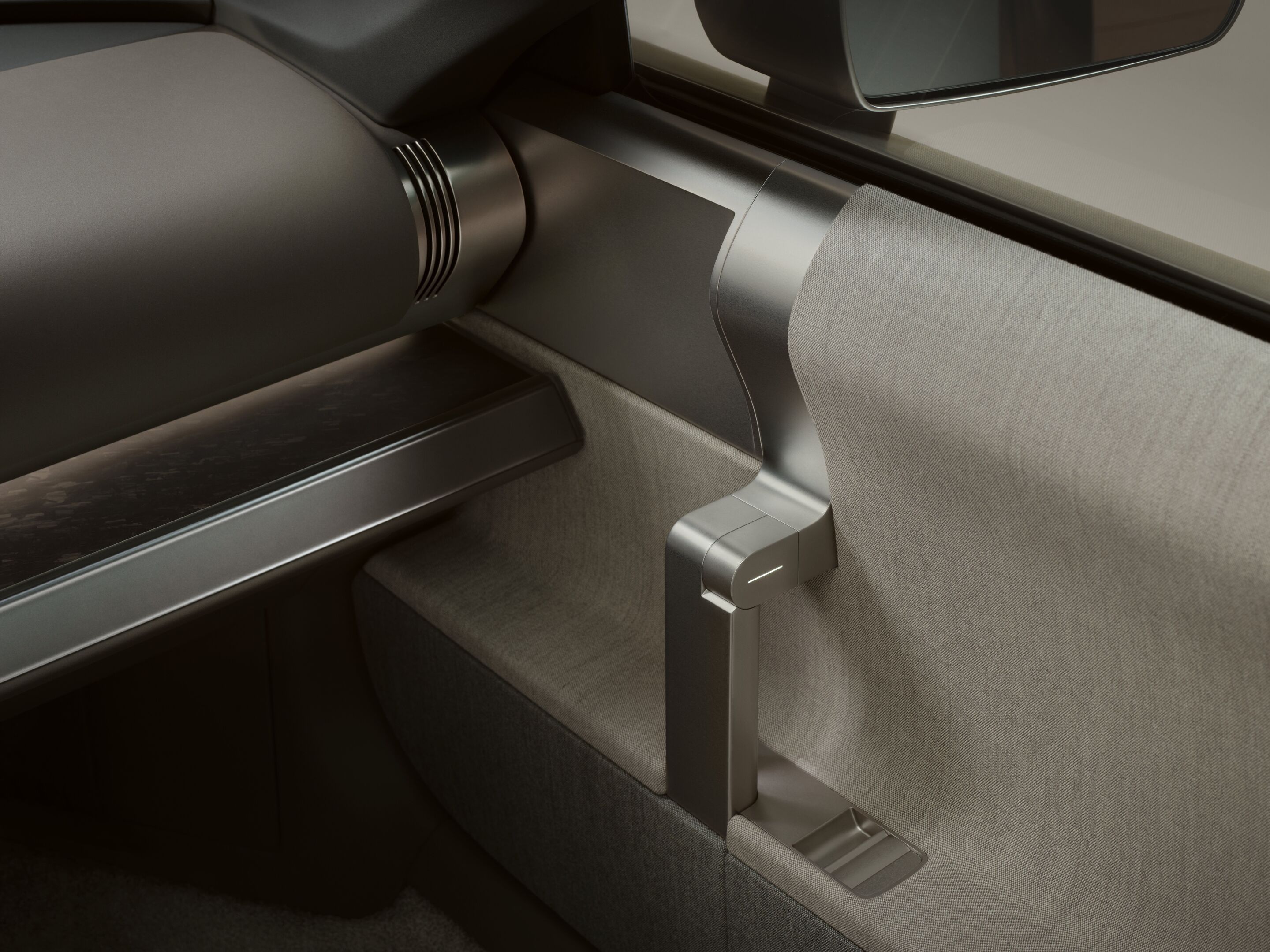 Audi Concept C - Static studio shot, interior, door detail