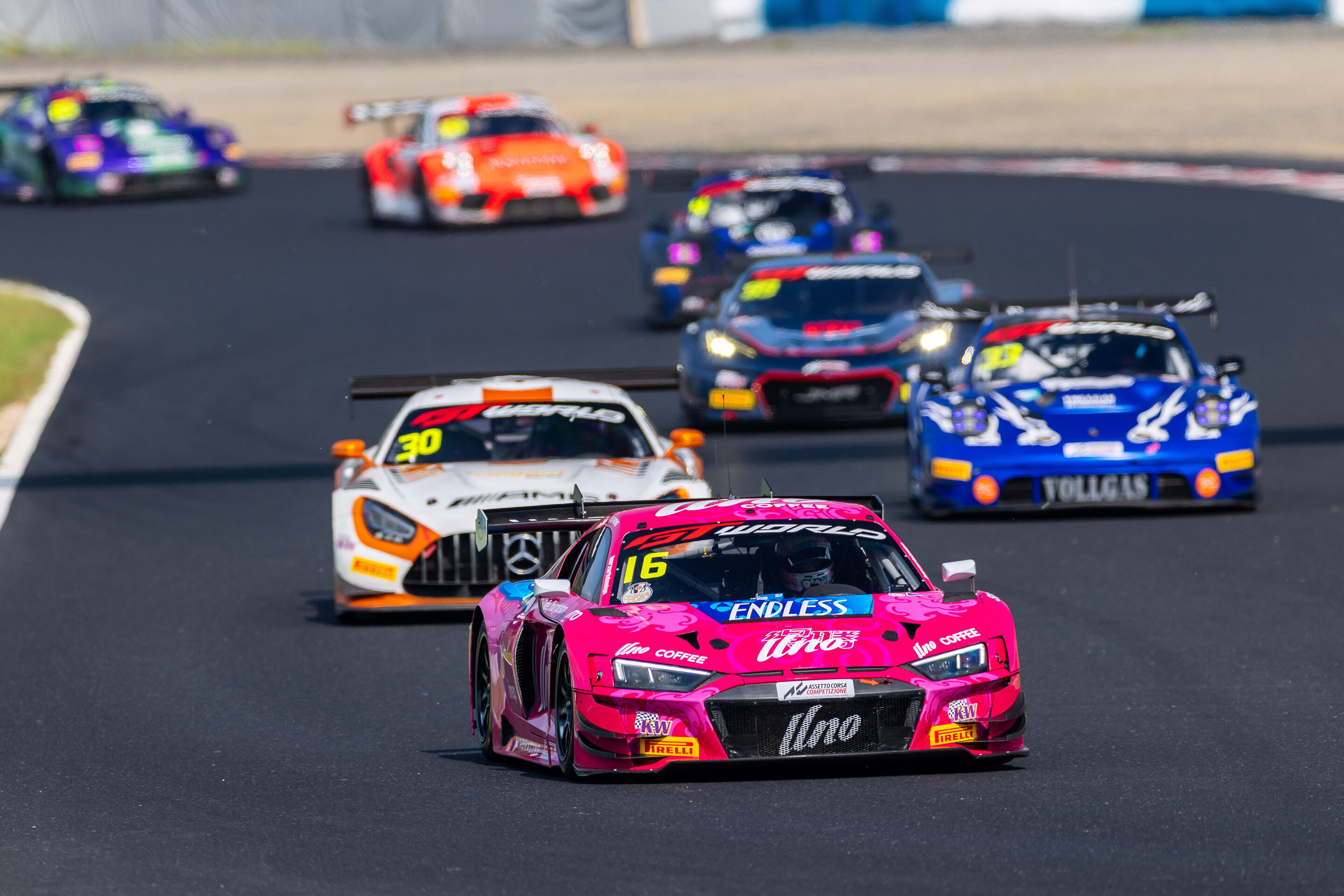 GT World Challenge Asia 2025 - Audi R8 LMS #16 (Uno Racing Team), Rio/Shaun Thong