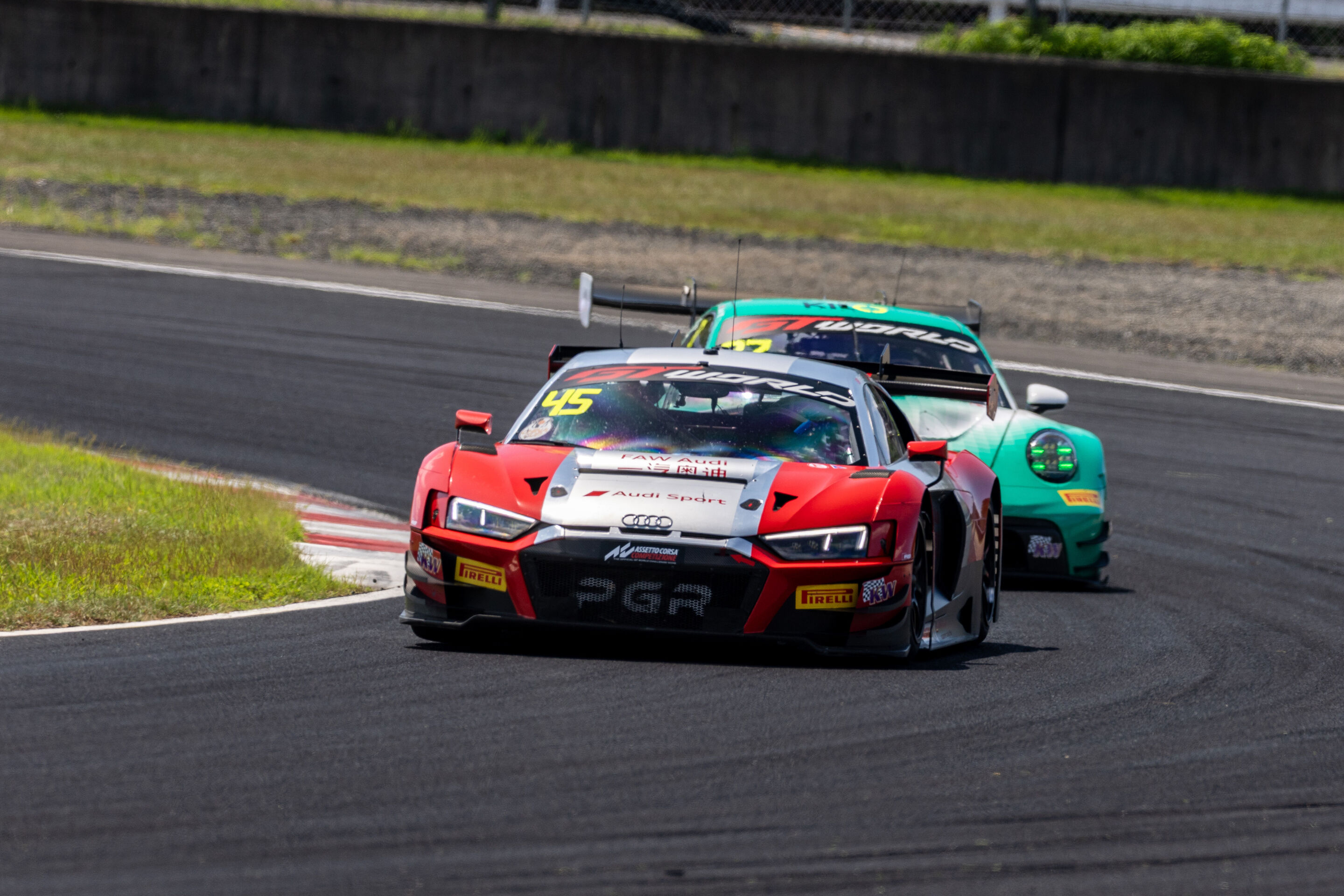 GT World Challenge Asia 2025 - Audi R8 LMS #45 (FAW Audi Sport Asia Team Phantom), Congfu Cheng/Yu Kuai