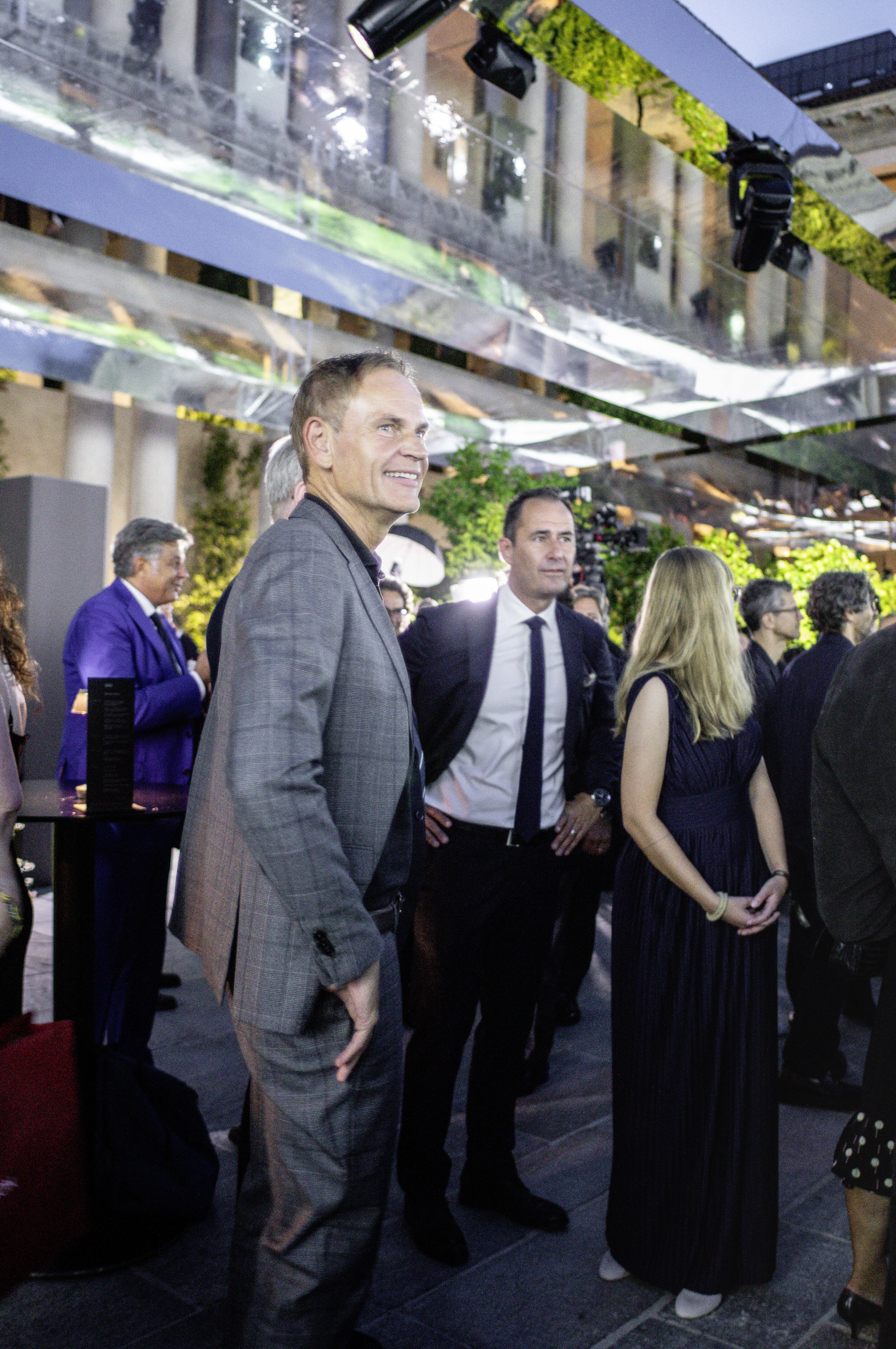 A new beginning in Milan: Audi unveils new design - Oliver Blume, Chairman of the Board of Management of Volkswagen AG und Porsche AG, and Marco Schubert, Member of the Board of Management at AUDI AG Sales and Marketing, at the 'Strive for clarity' event...