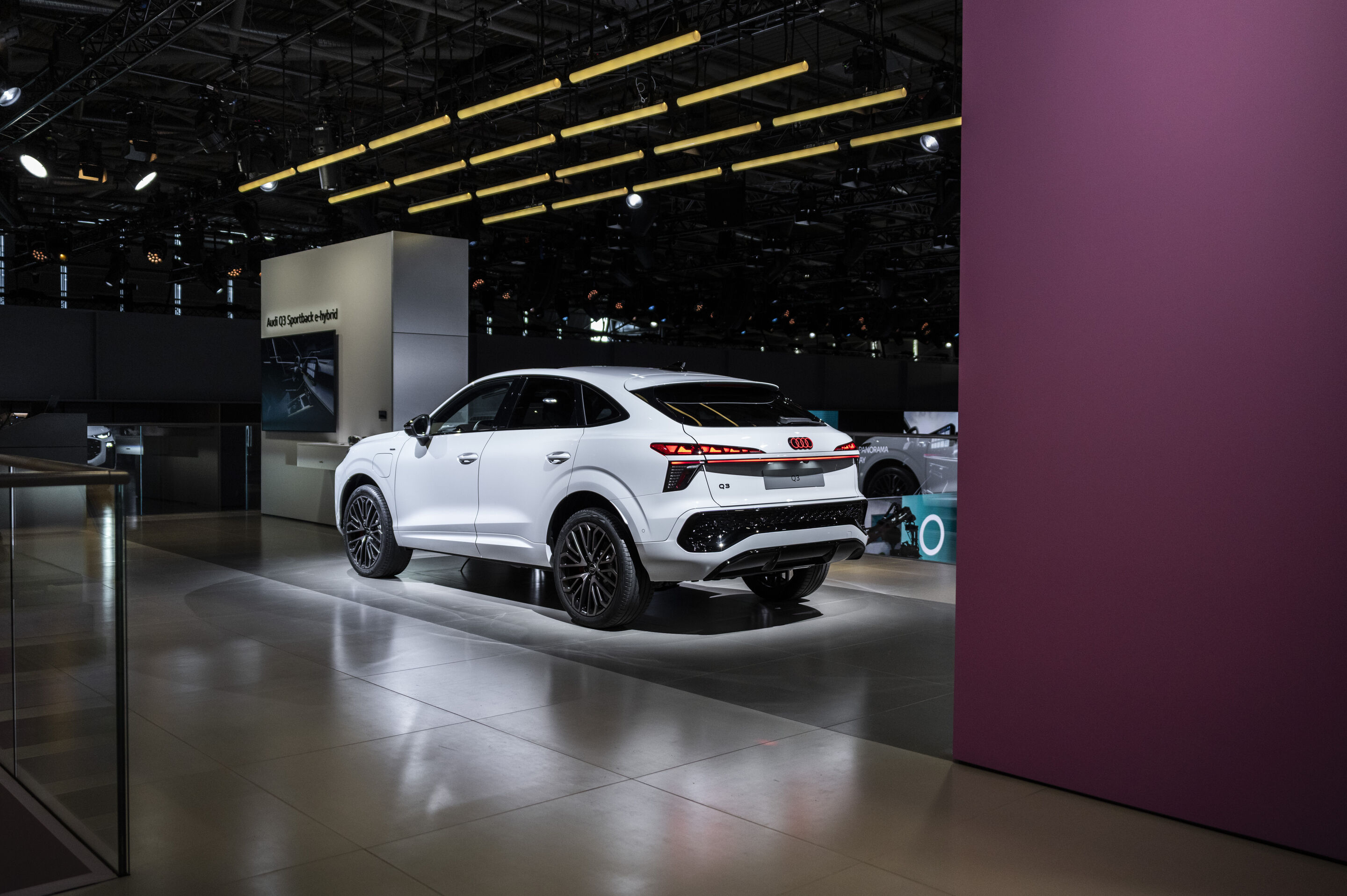 Audi at IAA Mobility - The Audi Q3 Sportback e-hybrid is on display at the Volkswagen Group stand, Summit, Hall B1.
