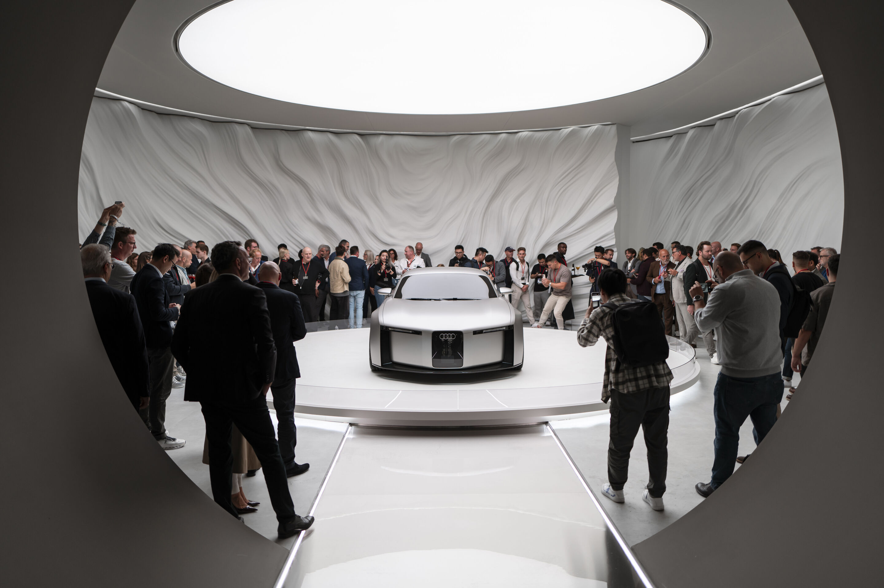 Audi at IAA Mobility - The Audi Concept C makes its trade show debut at the Open Space on Wittelsbacherplatz.