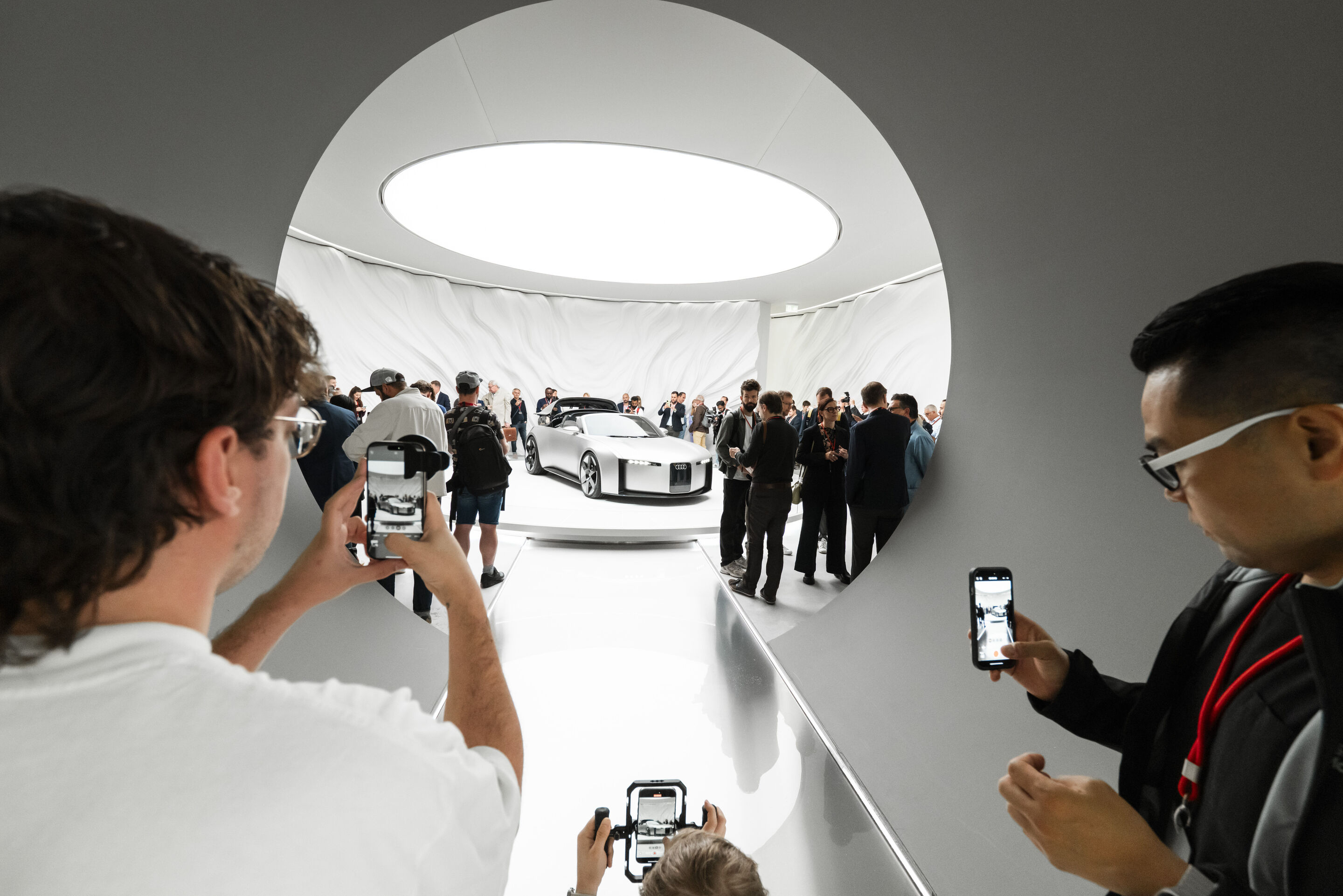 Audi at IAA Mobility - The Audi Concept C makes its trade show debut at the Open Space on Wittelsbacherplatz.