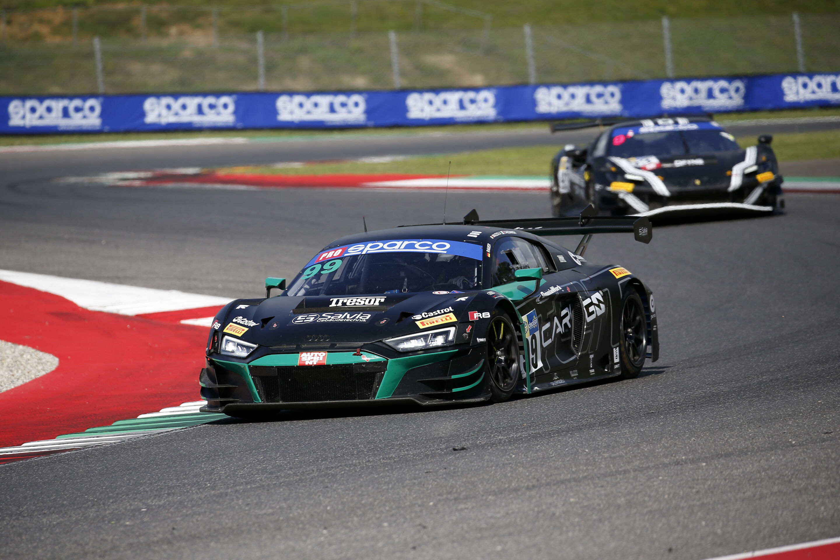 Campionato Italiano Gran Turismo 2025 - Audi R8 LMS #99 (Tresor Attempto Racing), Riccardo Cazzaniga/Rocco Mazzola/Fabio Rauer