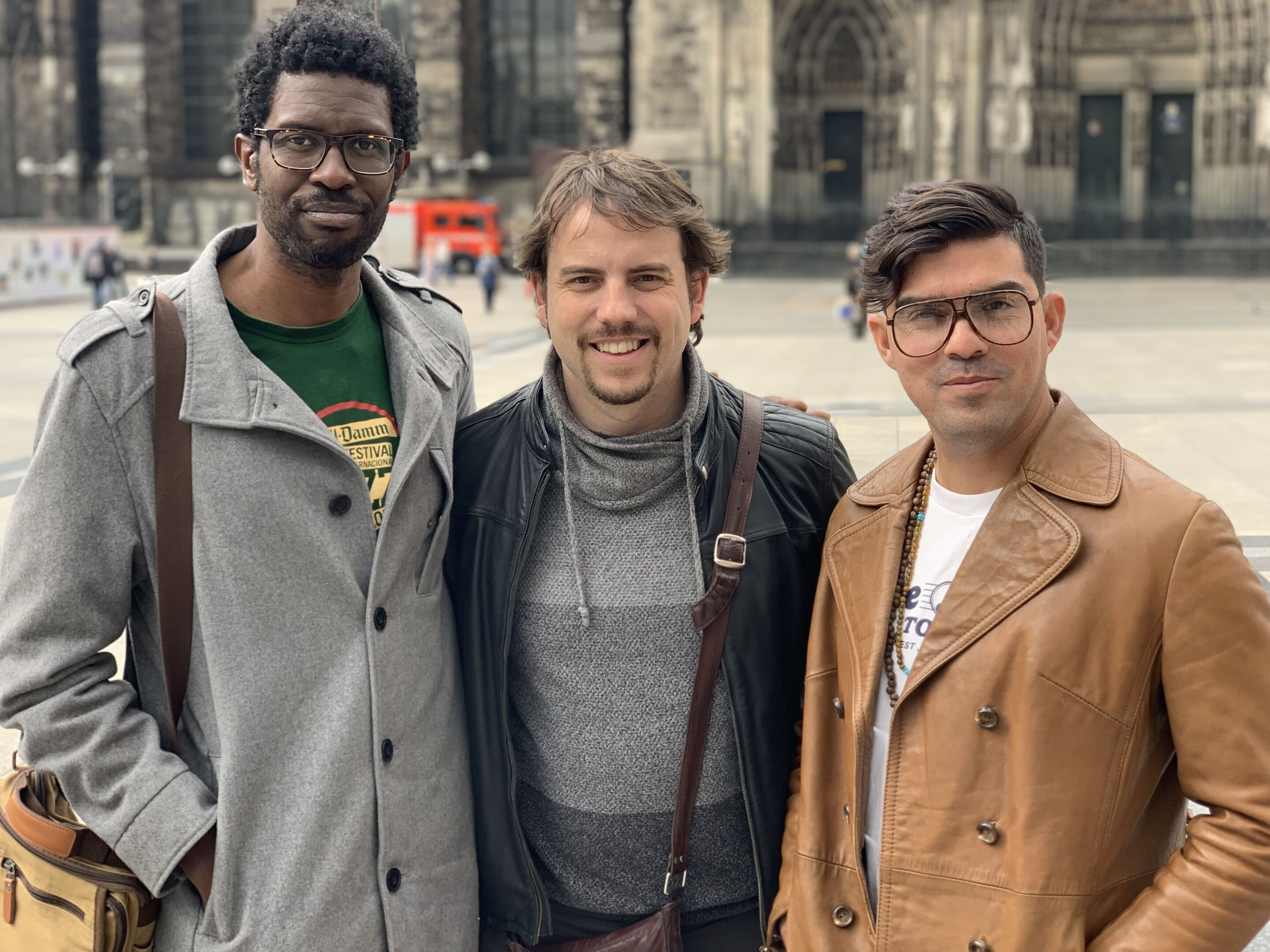 Jazz aus Spanien: Daniel García Trio im  Audi Forum Ingolstadt - Von links nach rechts: Reinier Elizarde, Daniel García und Michael Olivera, die zusammen das Daniel García Trio bilden.