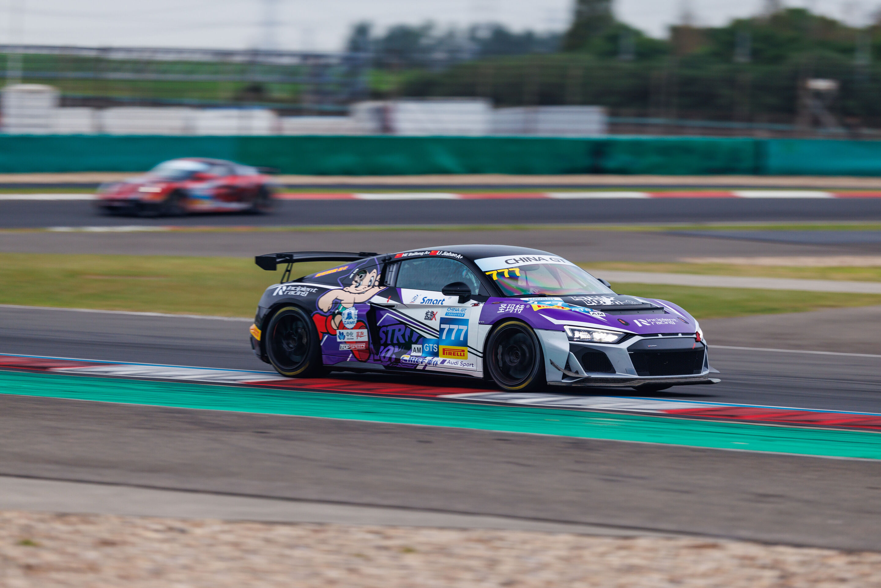 China GT Championship 2025 - Audi R8 LMS GT4 #777 (Incipient Racing), He Baifeng/Li Jiahao