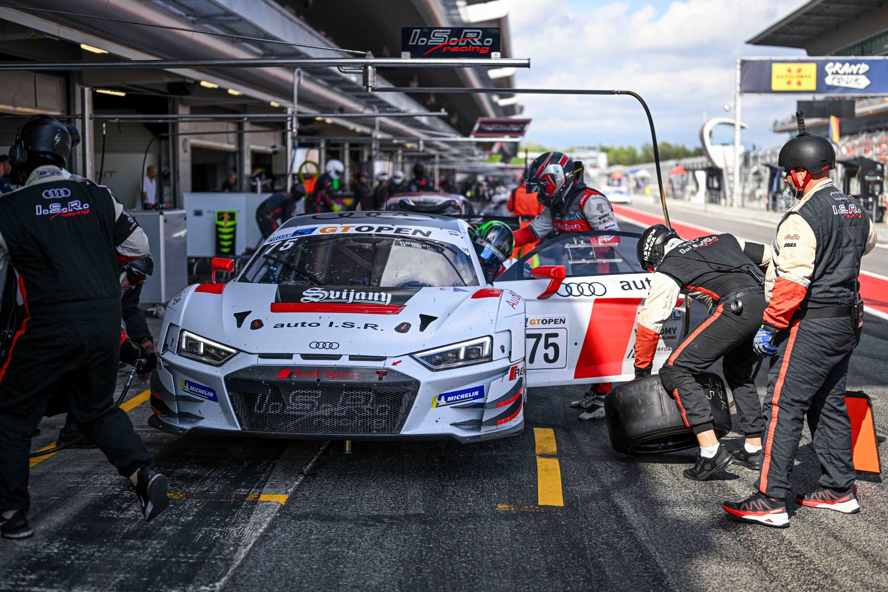 GT Open 2025 - Audi R8 LMS #75 (I.S.R.), Libor Milota/Filip Salaquarda