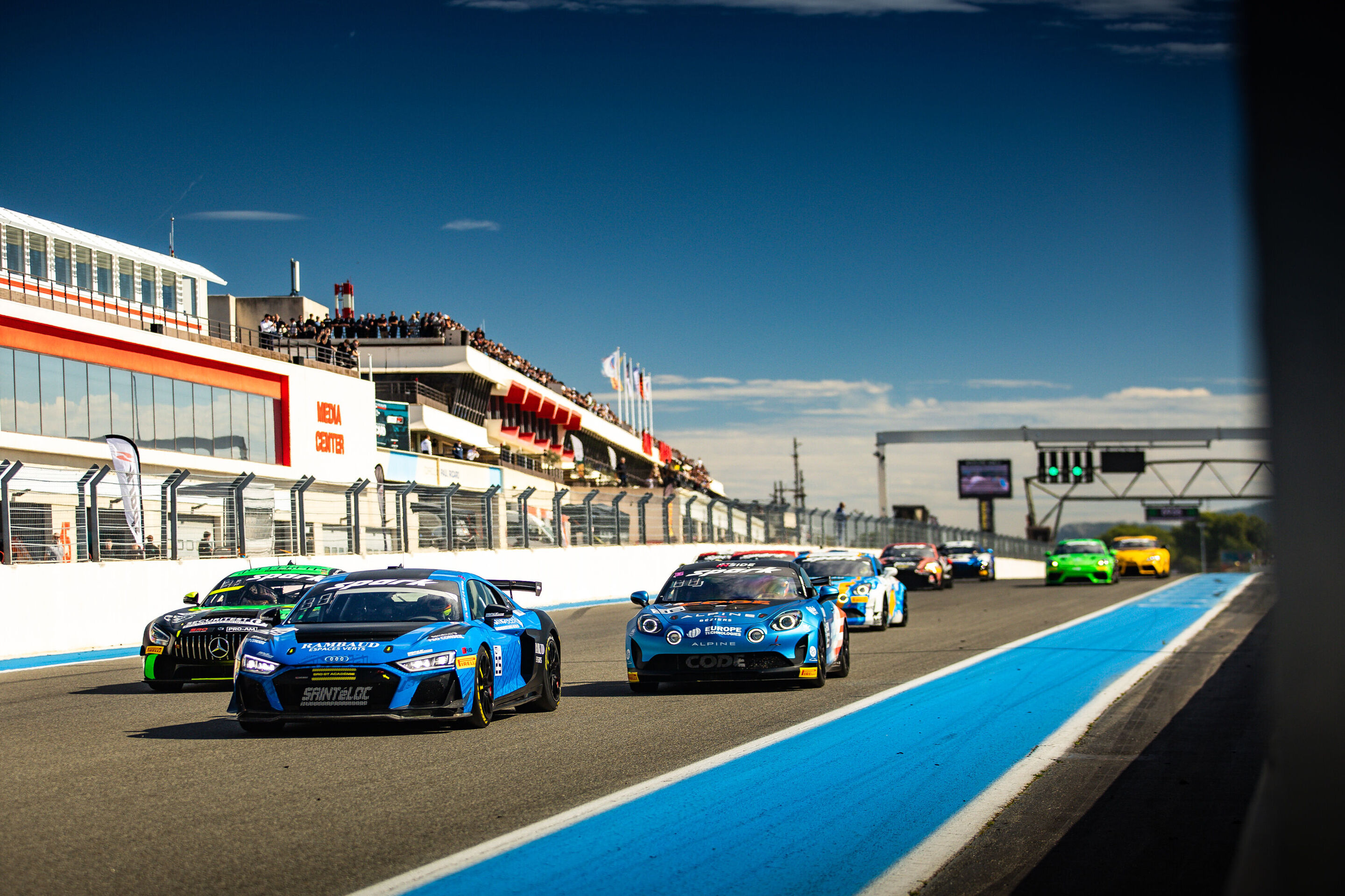 GT4 France 2025 - Audi R8 LMS GT4 #25 (Saintéloc Racing), Lucas Légeret/Sébastien Rambaud