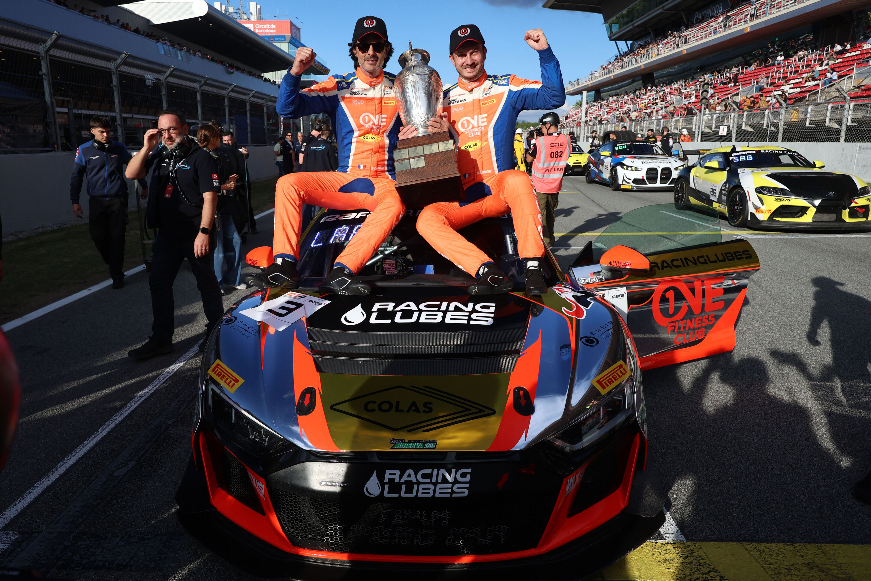 GT4 European Series 2025 - Audi R8 LMS GT4 #3 (Team Speedcar), Robert Consani, Benjamin Lariche