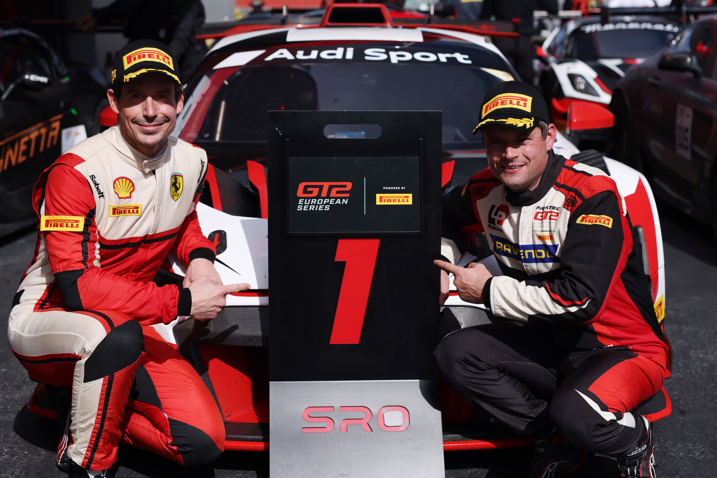 GT2 European Series 2025 - Audi R8 LMS GT2 #88 (LP Racing), Otto Blank/Pierre Kaffer