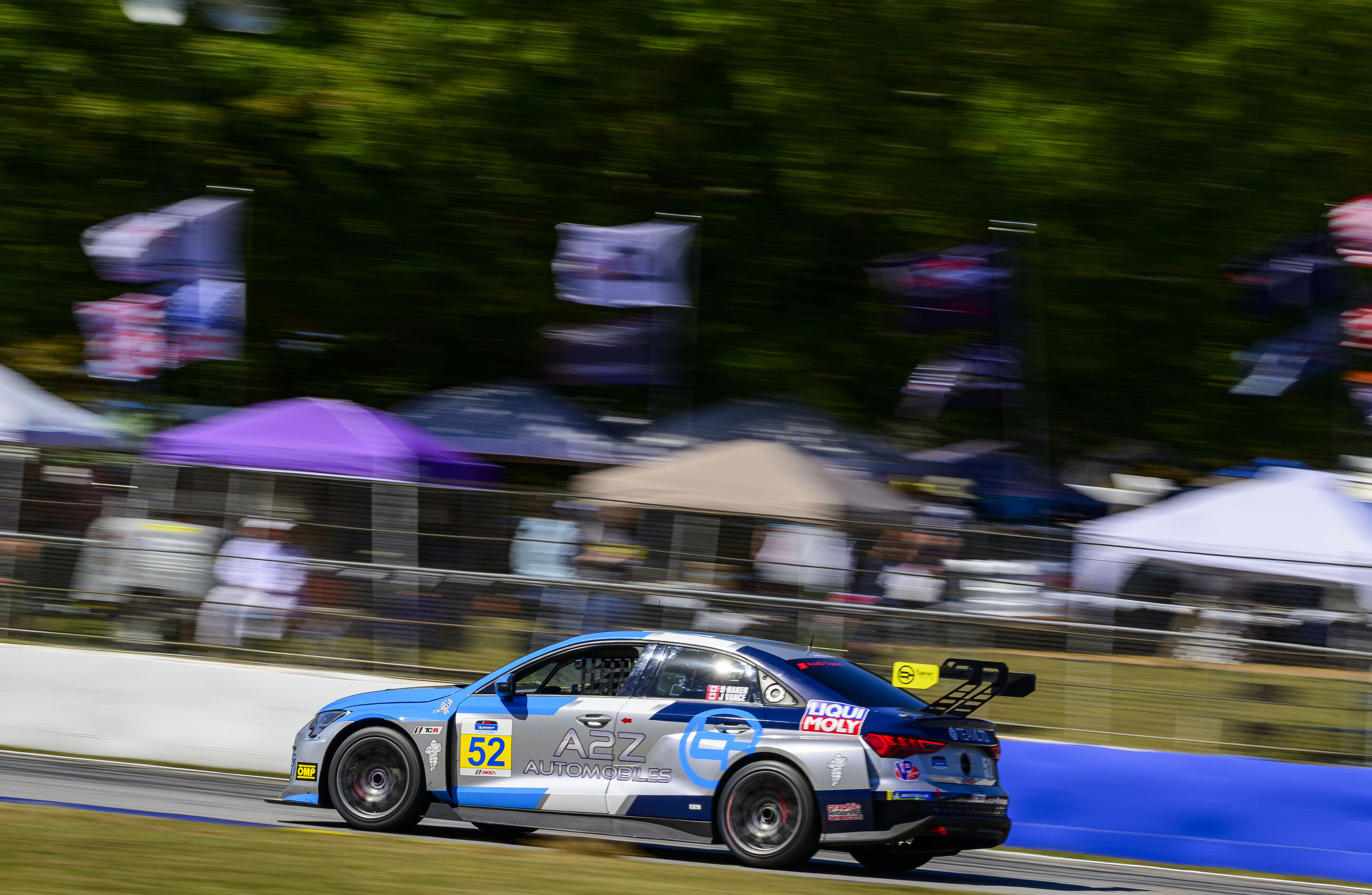 IMSA Michelin Pilot Challenge 2025 - Audi RS 3 LMS #52 (Baker Racing), Sam Baker/James Vance