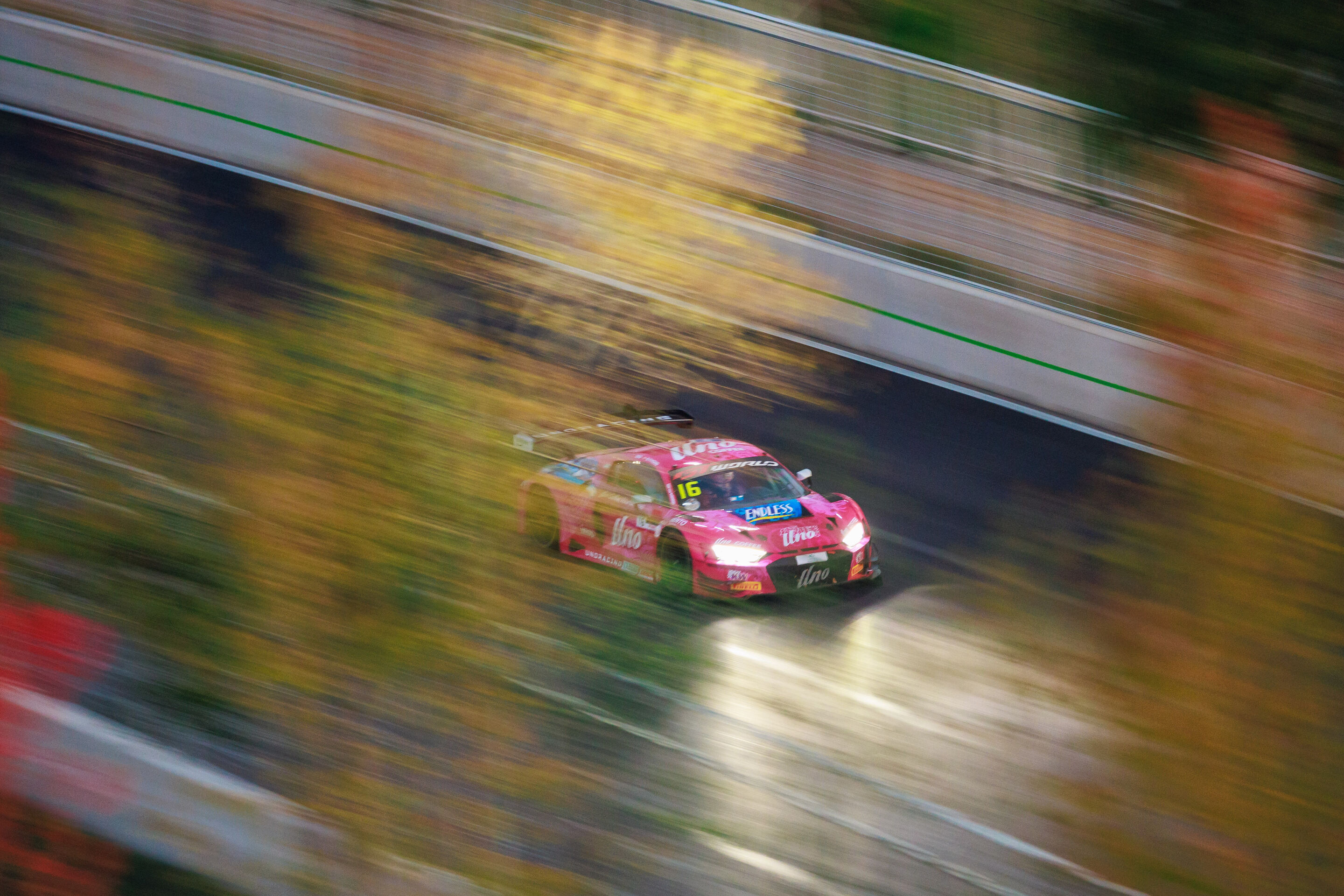 GT World Challenge Asia 2025 - Audi R8 LMS #16 (Uno Racing Team), Rio/Shaun Thong