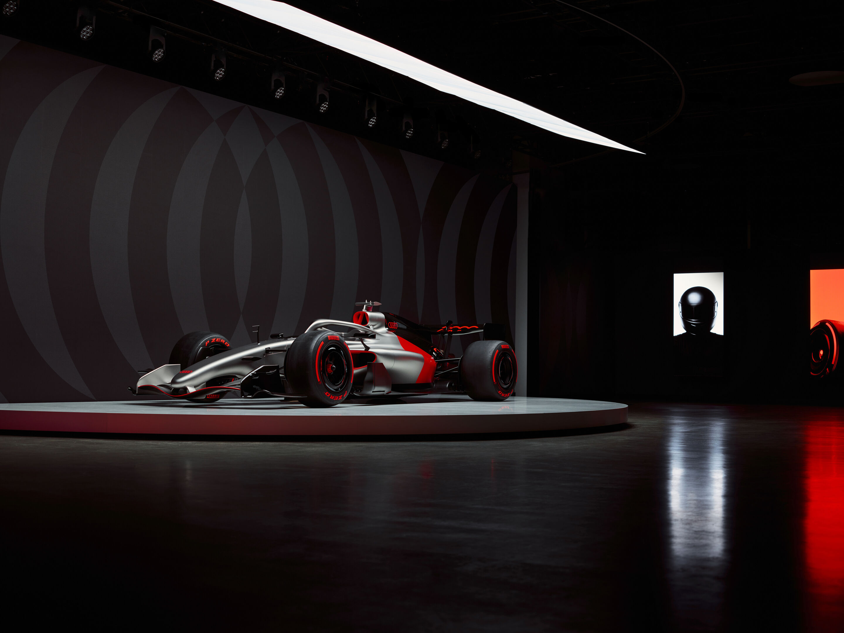 Audi unveils design for Formula 1 - The Audi R26 Concept previews the brand’s identity in the pinnacle of motorsport. Impressions from the reveal event “Audi One” in Munich, November 12, 2025.