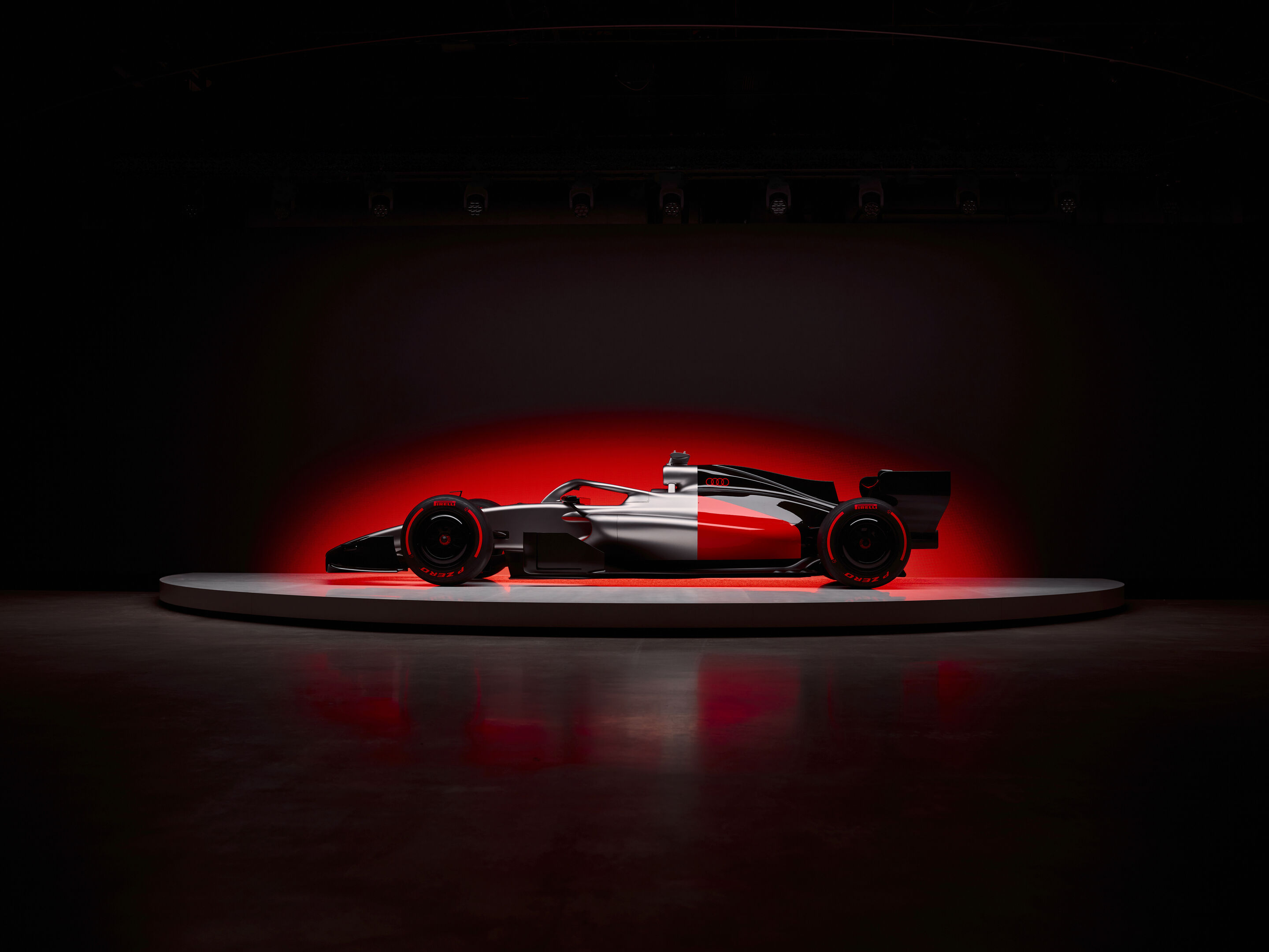 Audi unveils design for Formula 1 - The Audi R26 Concept previews the brand’s identity in the pinnacle of motorsport. Impressions from the reveal event “Audi One” in Munich, November 12, 2025.