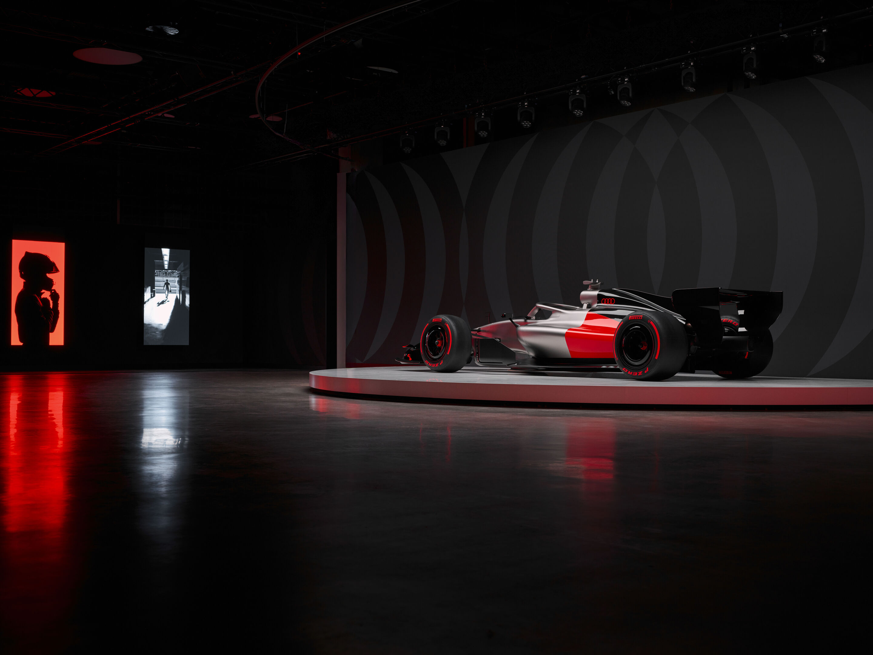 Audi unveils design for Formula 1 - The Audi R26 Concept previews the brand’s identity in the pinnacle of motorsport. Impressions from the reveal event “Audi One” in Munich, November 12, 2025.