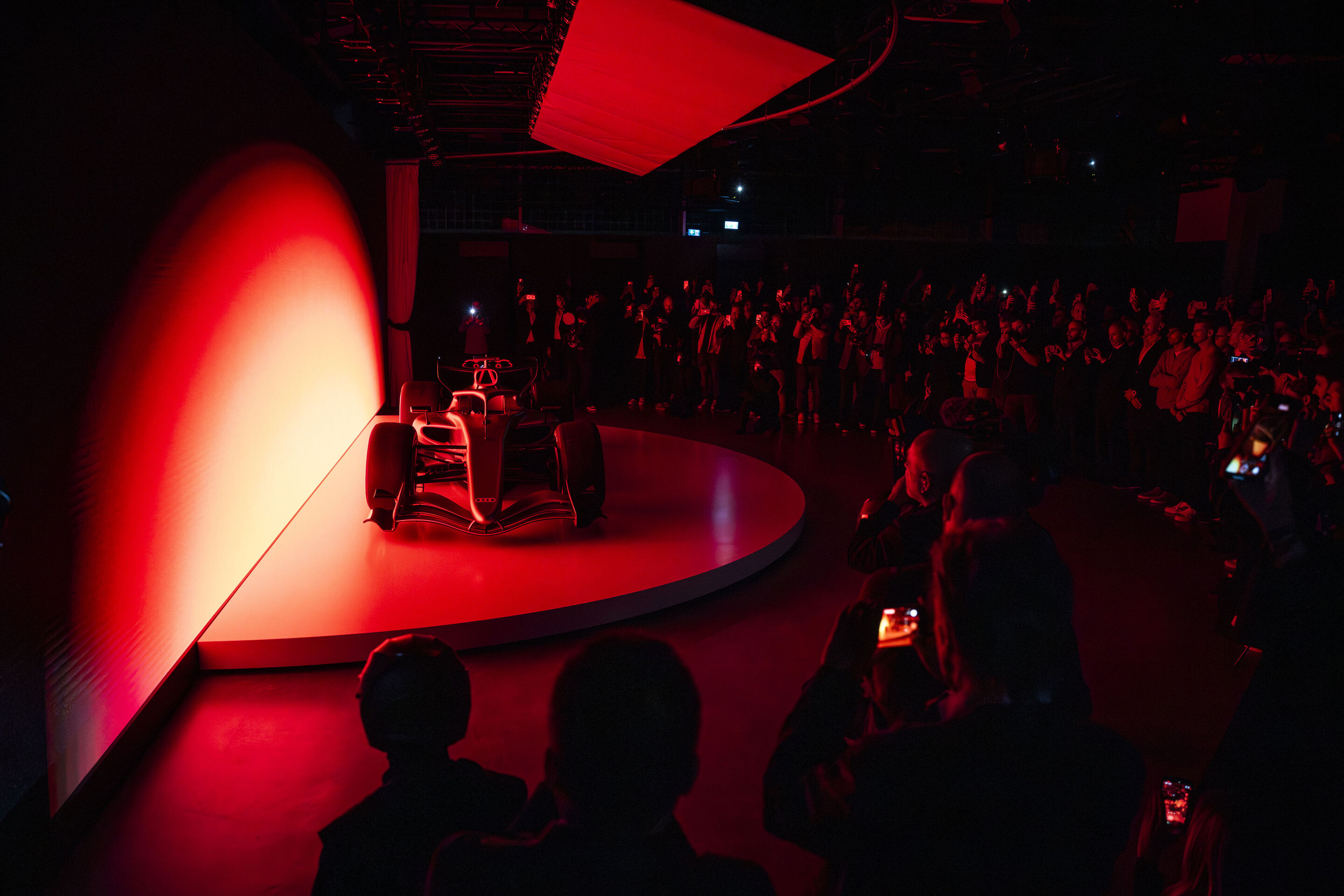 Audi unveils design for Formula 1 - The Audi R26 Concept previews the brand’s identity in the pinnacle of motorsport. Impressions from the reveal event “Audi One” in Munich, November 12, 2025
