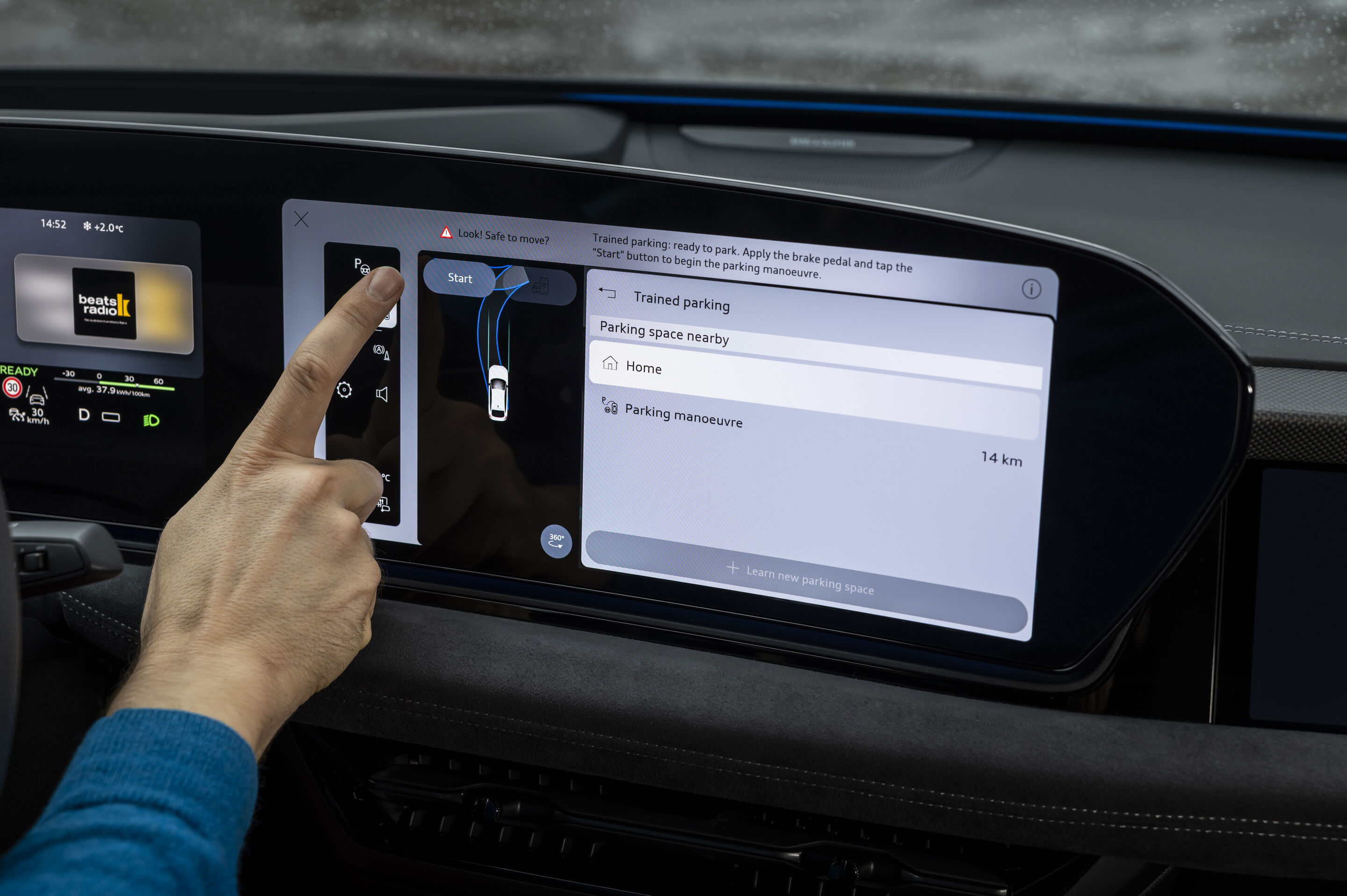 Updates for five Audi model series: more emotion, comfort, and features in store - With the ‘Trained Parking’ function, up to five parking maneuvers can be stored and automatically executed on private property.