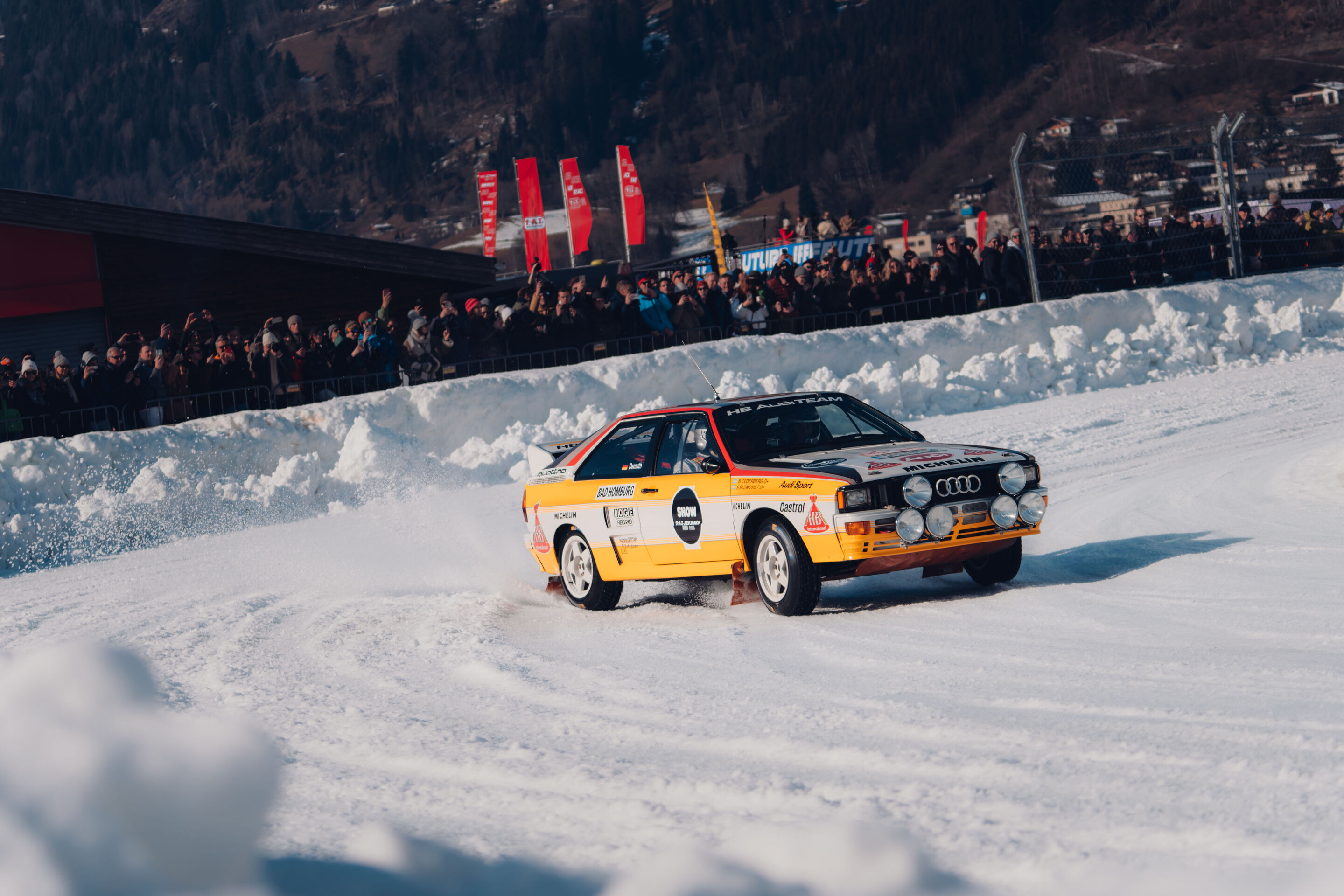Audi Tradition beim FAT Ice Race - Die Audi Tradition nimmt am FAT Ice Race (31.01.2026) in Zell am See teil