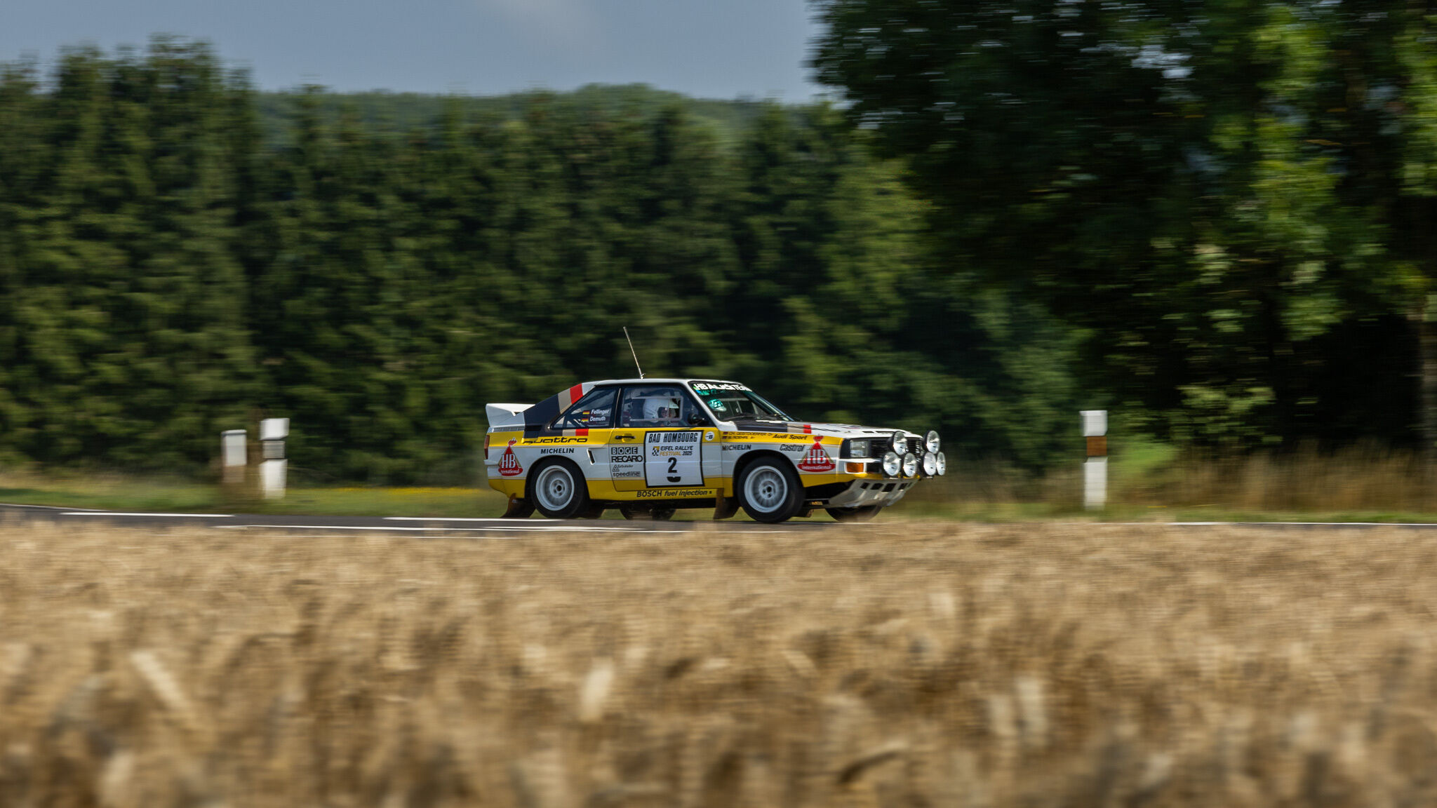 Audi Tradition beim Eifel Rallye Festival - Audi Tradition nimmt am Eifel Rallye Festival (24. bis 26. Juli 2025) in Daun teil.