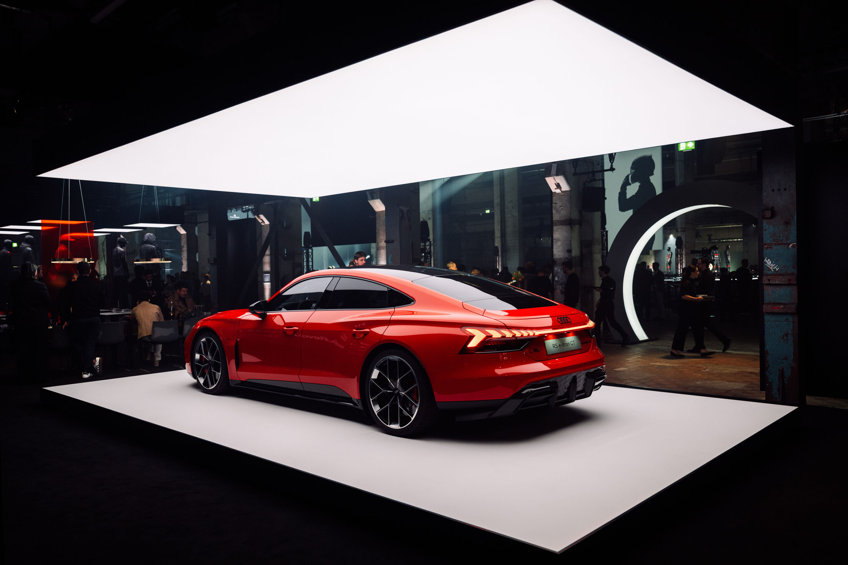 Team launch Audi Revolut F1 Team - Audi RS e-tron GT performance at the Audi Revolut F1 Team presentation in Berlin