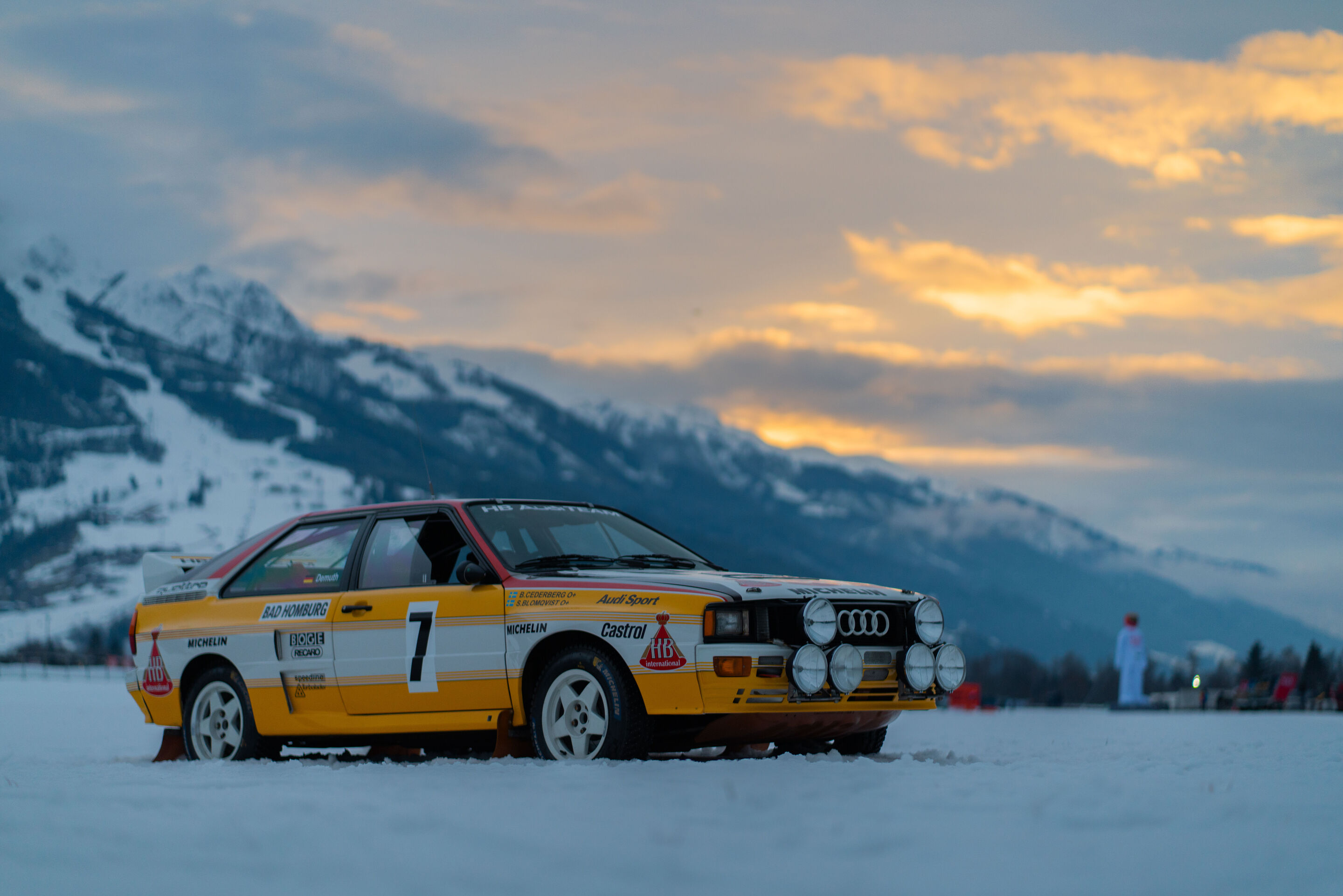 Audi Tradition beim FAT Ice Race - Die Audi Tradition nimmt am FAT Ice Race (31.01.2026) in Zell am See teil