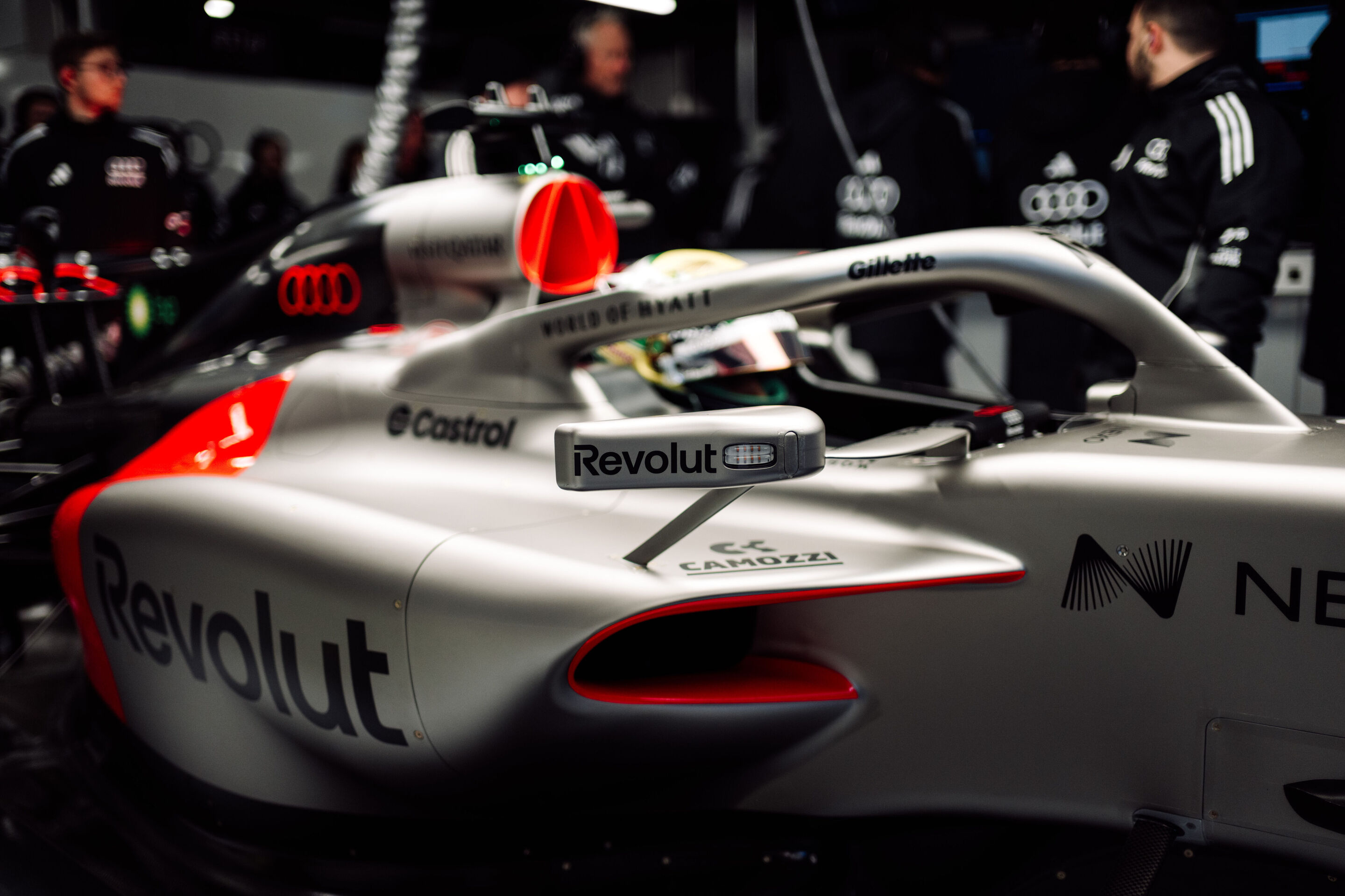Audi Revolut F1 Team: Shakedown Barcelona - Audi R26 (test car)
