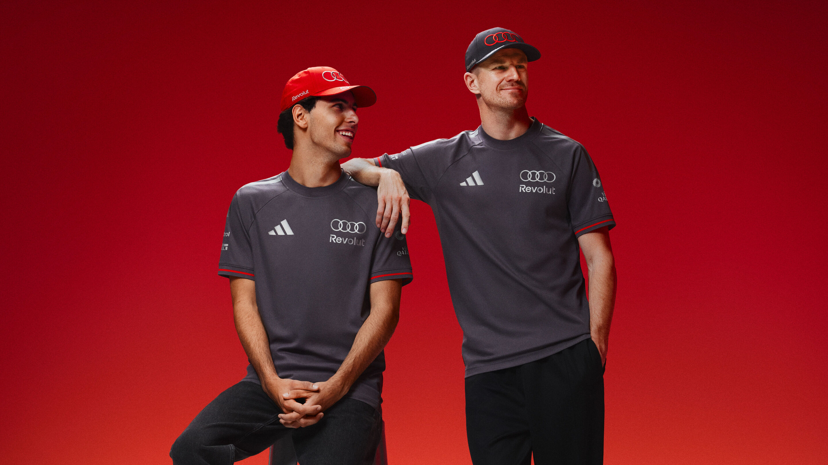 adidas x Audi Revolut F1 Team collection - Gabriel Bortoleto, Nico Hulkenberg