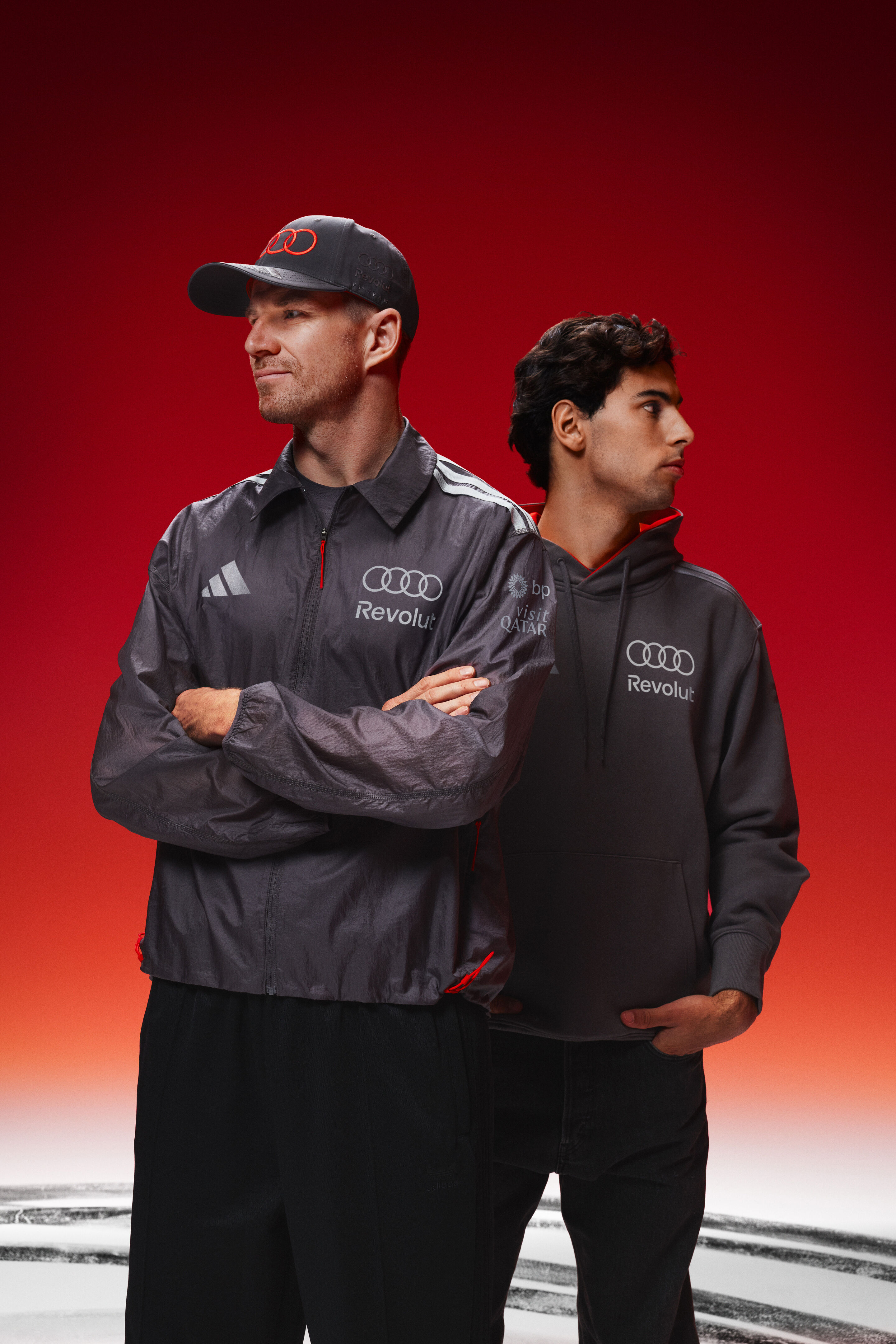 adidas x Audi Revolut F1 Team collection - Nico Hulkenberg, Gabriel Bortoleto
