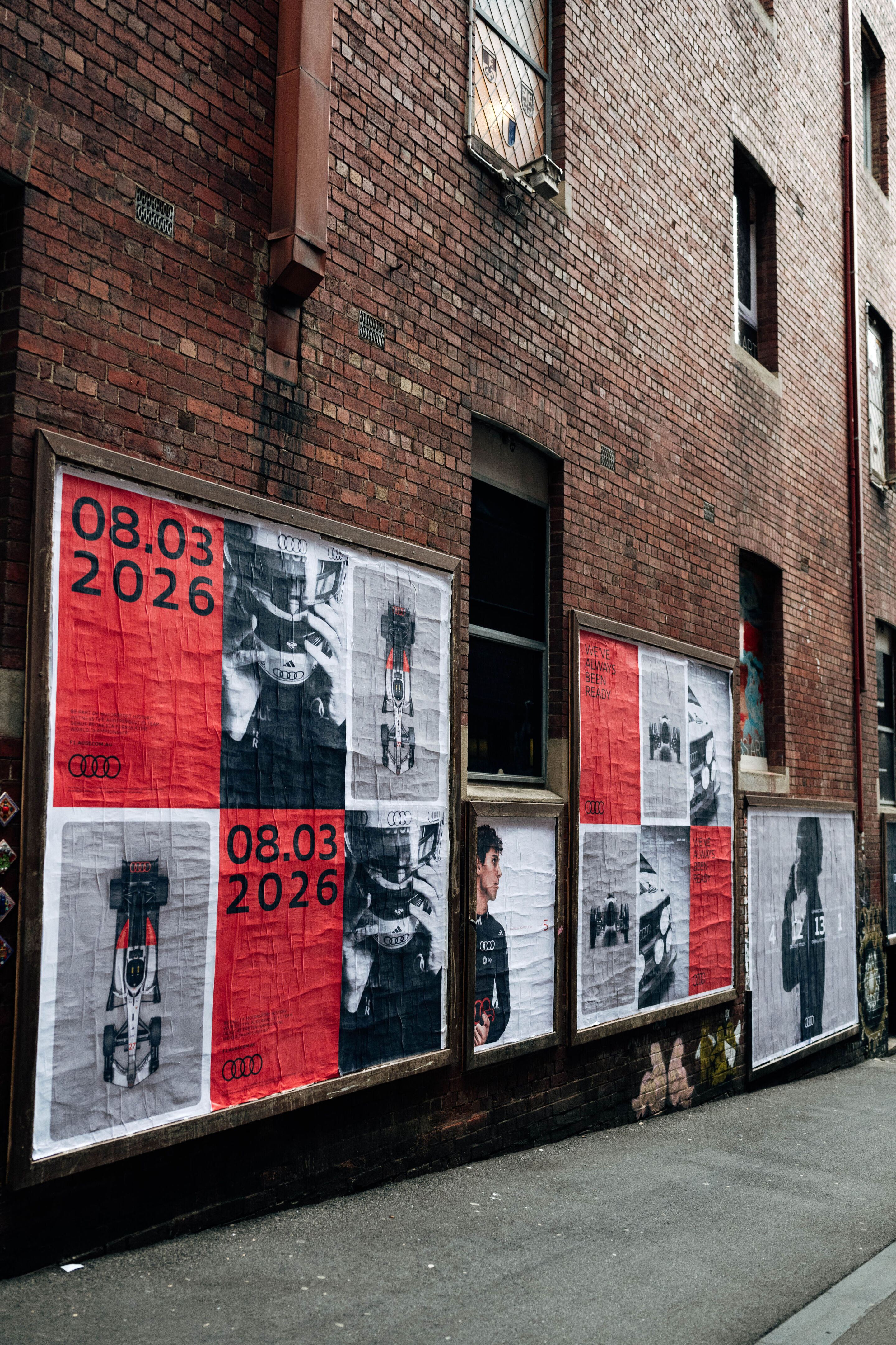 Audi startet erstmals in der Formel 1 - Mit zahlreichen Aktivierungen sorgt Audi in Melbourne für eine hohe Sichtbarkeit der vier Ringe.