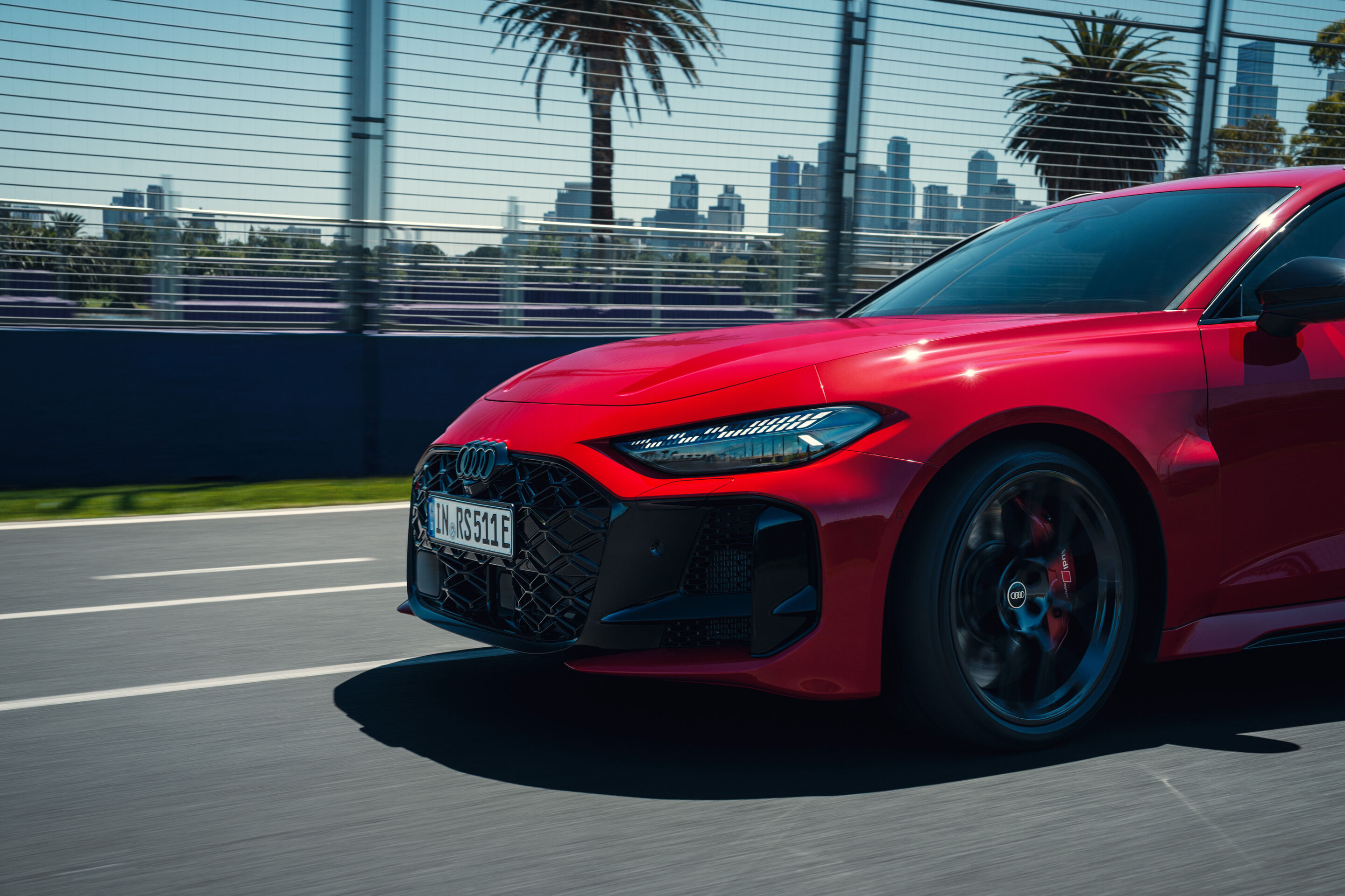 Audi makes its Formula 1 debut - Ahead of the 2026 Formula 1 season, the new Audi RS 5 Avant completed fast laps on the Albert Park Circuit.