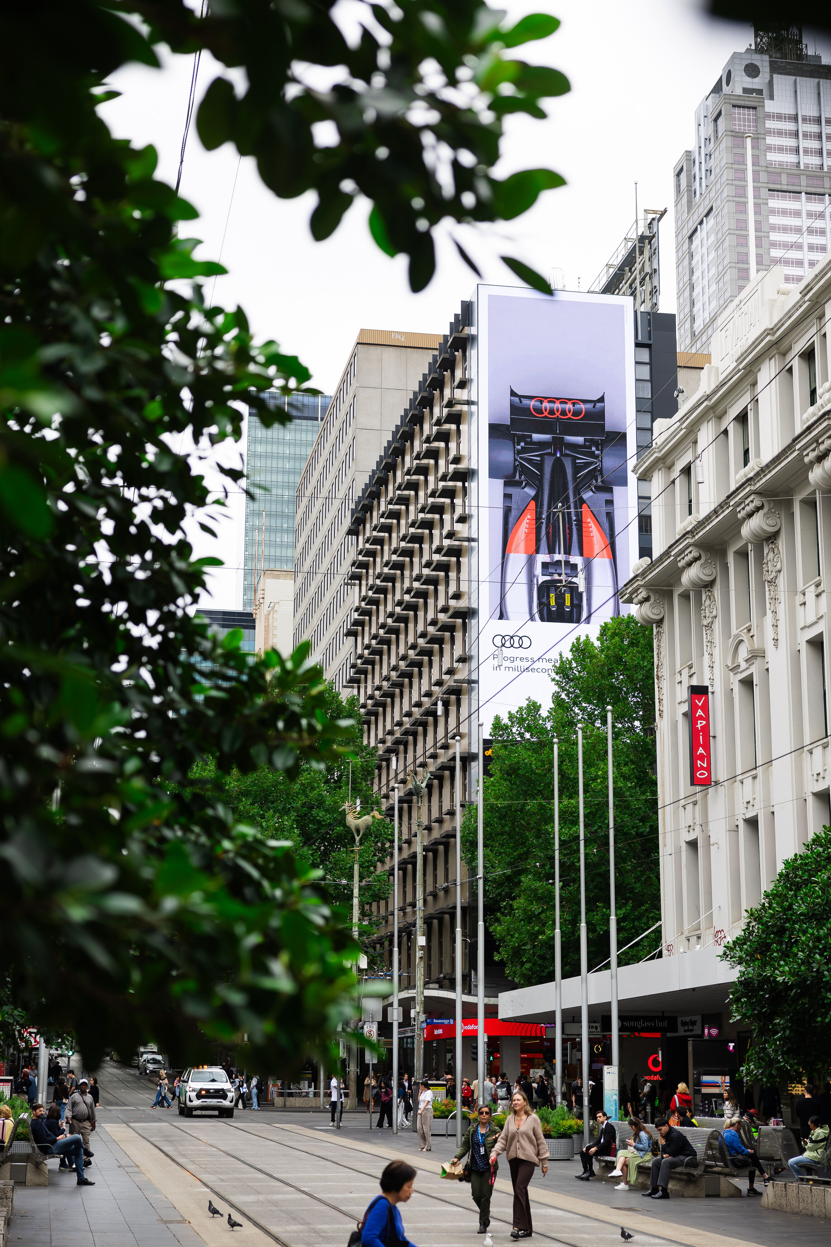 Audi makes its Formula 1 debut - With numerous activations, Audi is promoting the four rings across Melbourne.