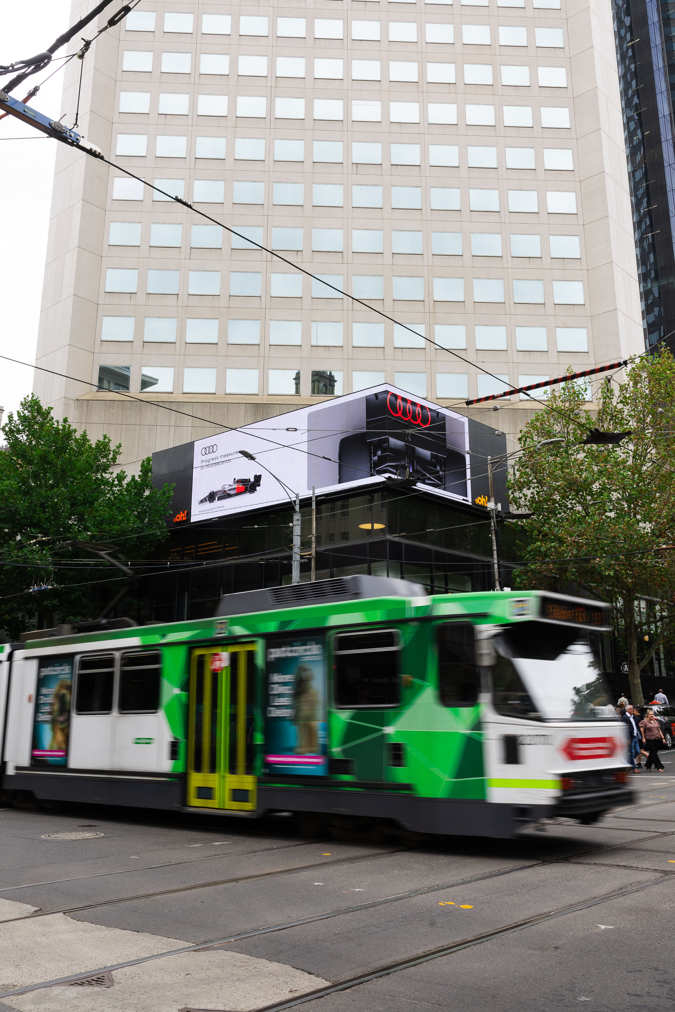 Audi makes its Formula 1 debut - With numerous activations, Audi is promoting the four rings across Melbourne.