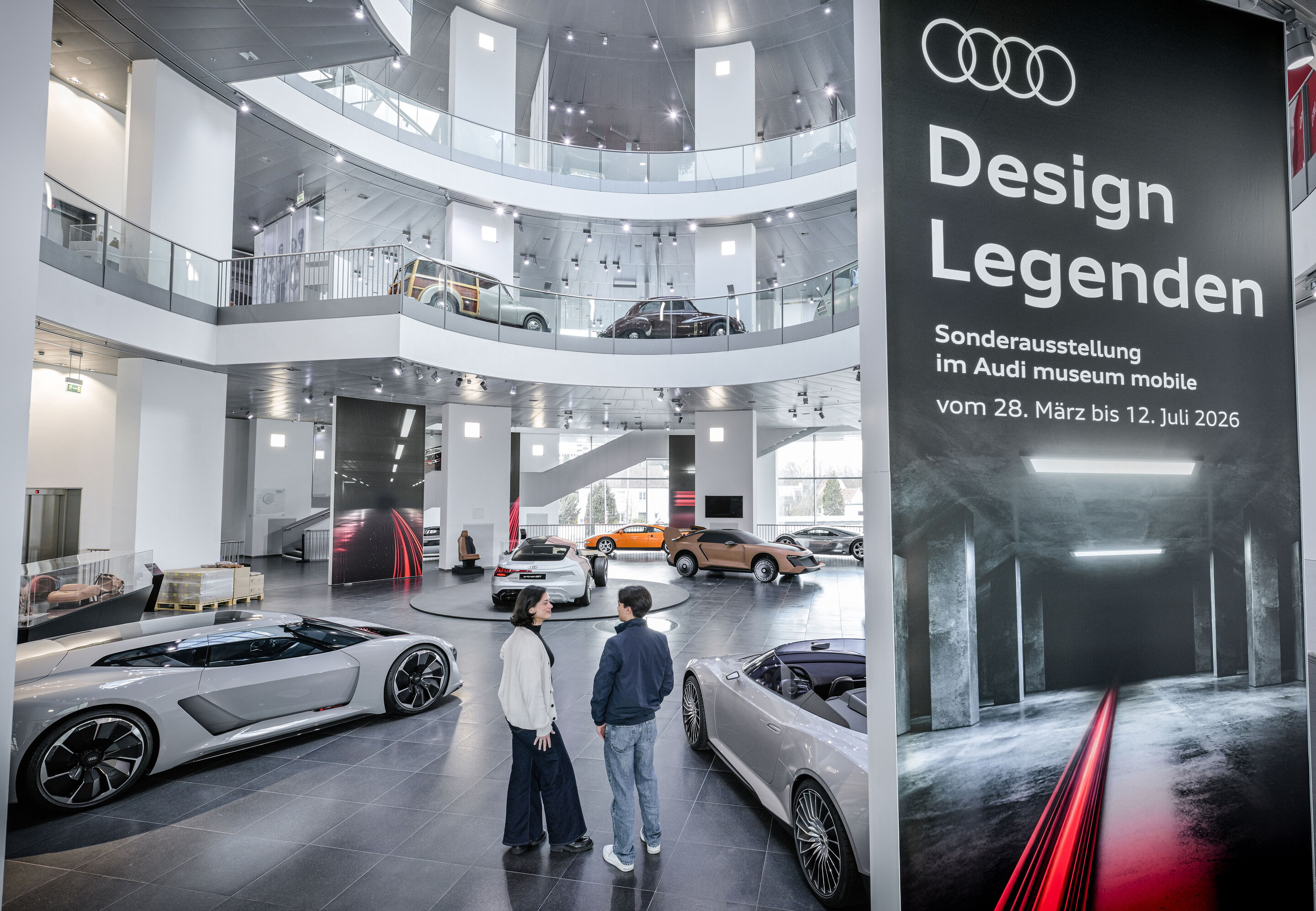 Audi museum mobile zeigt „Design Legenden“ - A look into the new special exhibition by Audi Tradition.