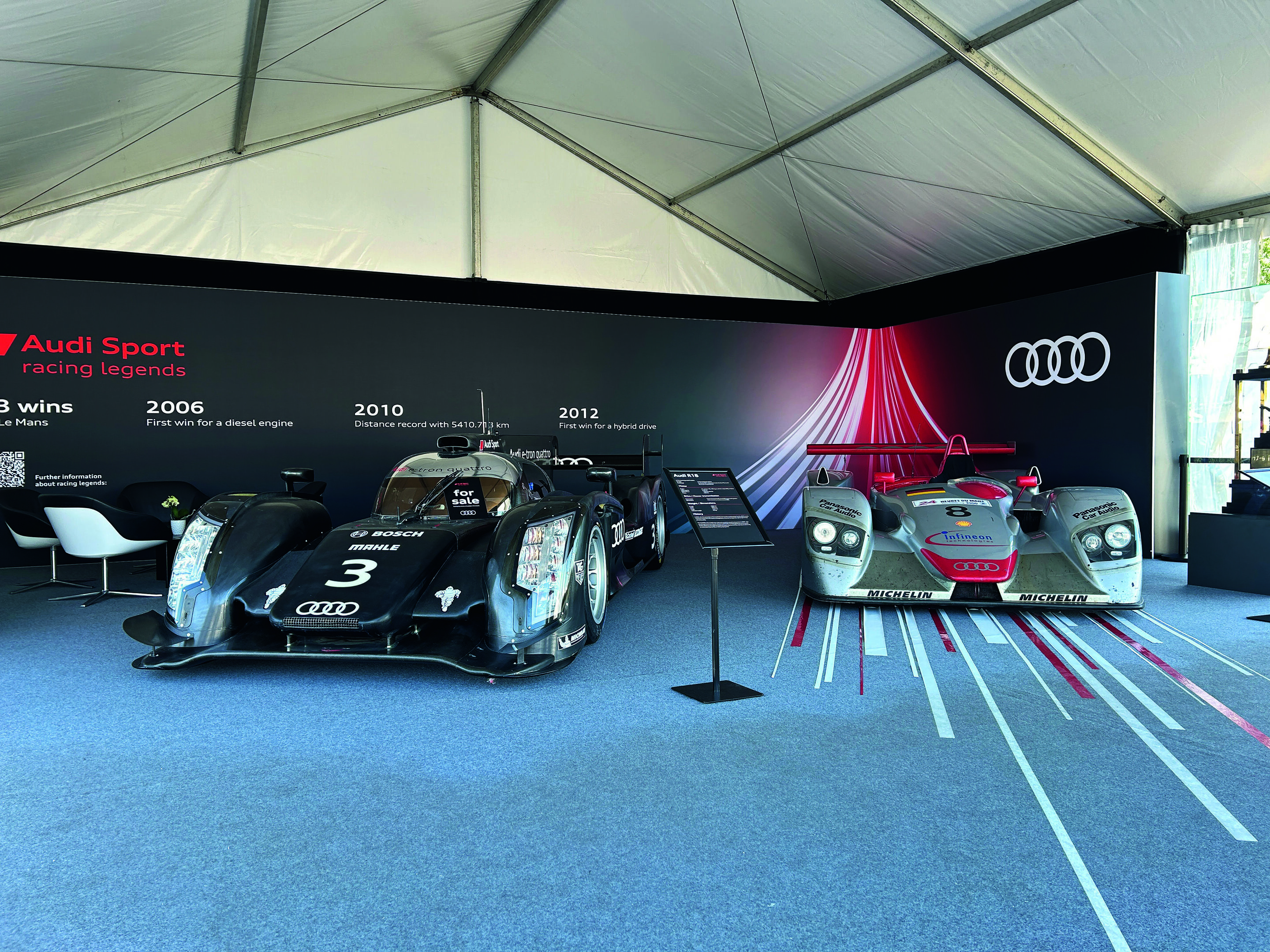 Audi Sport racing legends - Audi R18, Audi R8