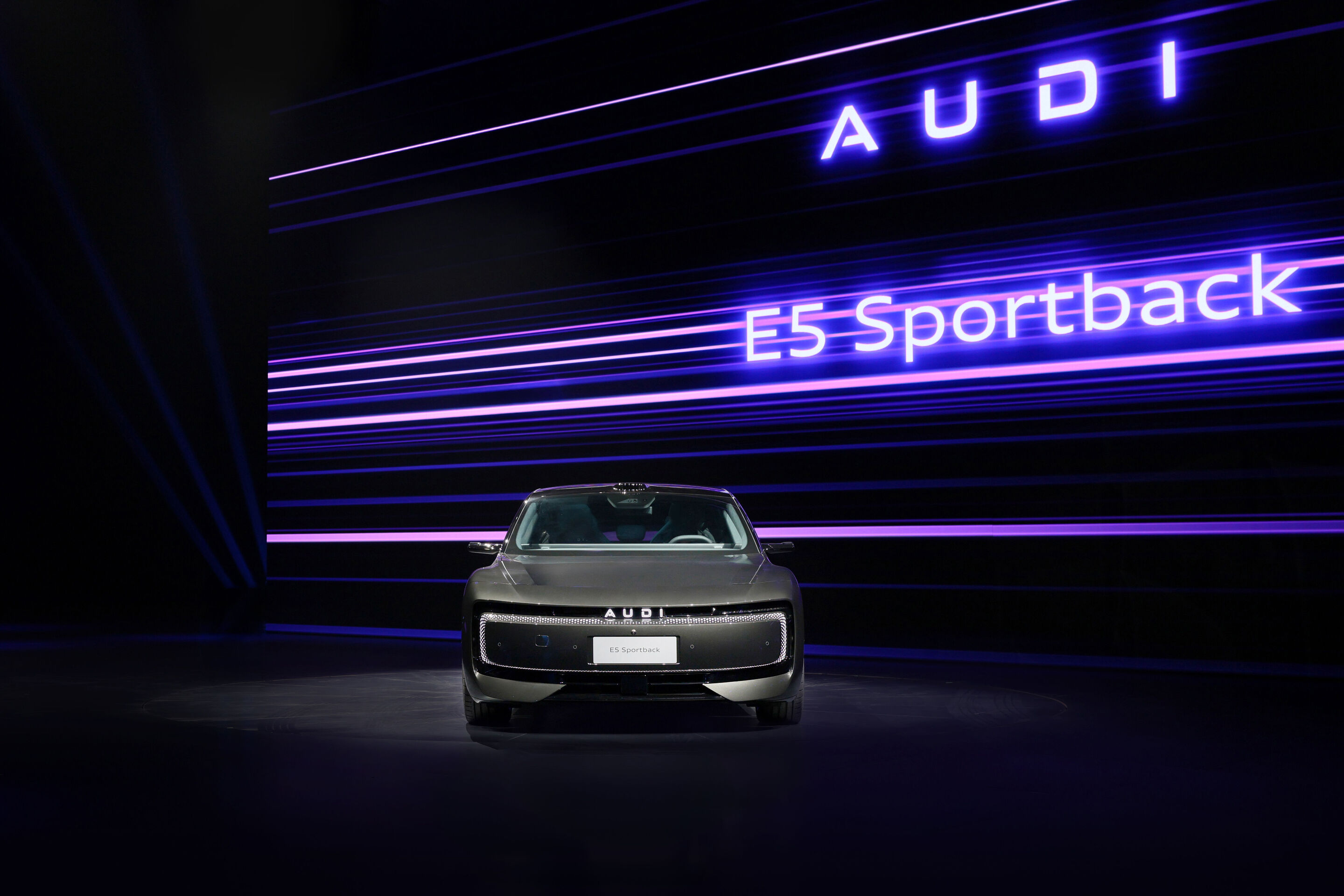 Audi at Auto China 2026 - The AUDI E5 Sportback at the Group Night Auto China 2026.