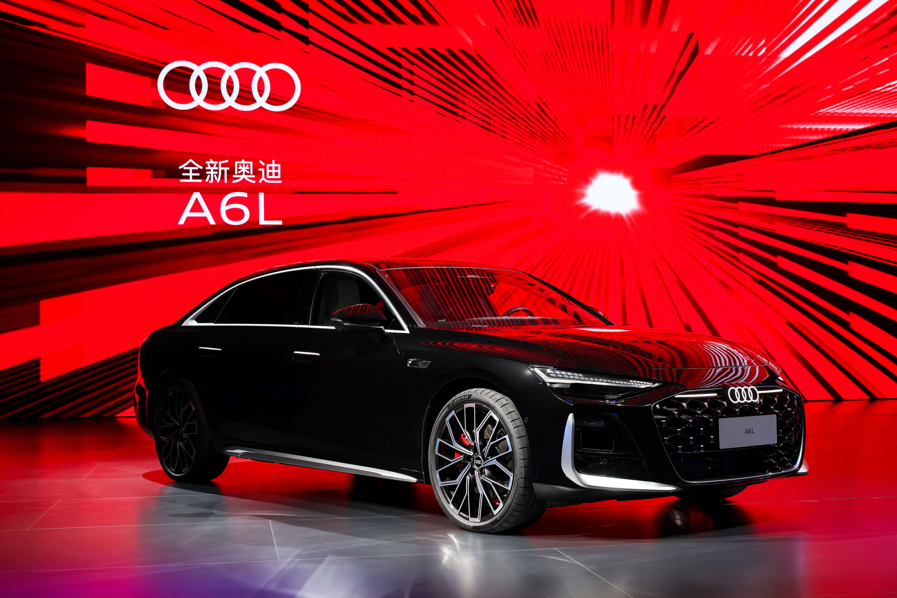 Audi at Auto China 2026 - The Audi A6L at the Group Night Auto China 2026.