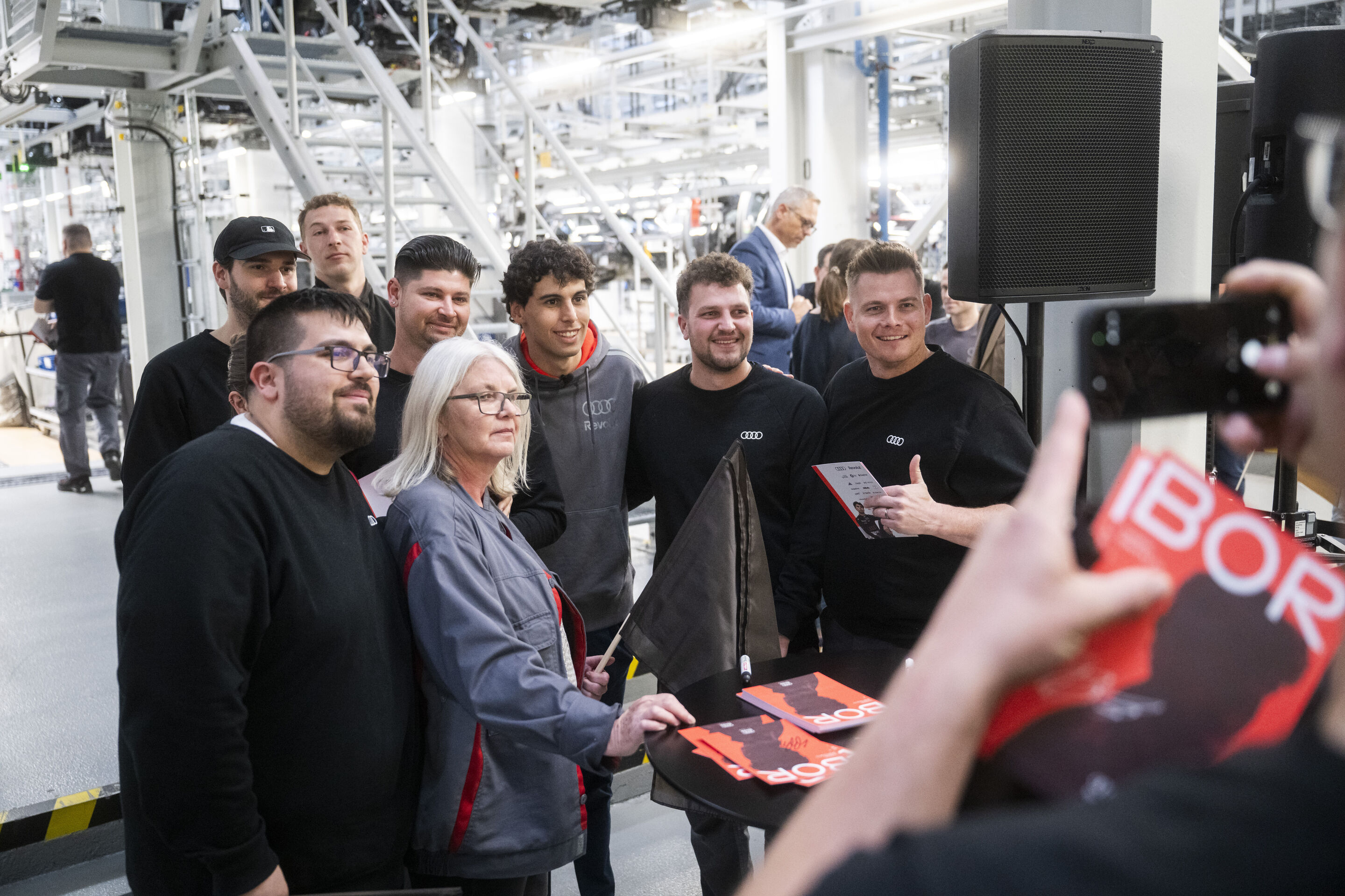 Gabriel Bortoleto besucht Audi in Ingolstadt - Impressionen von Bortoletos Besuch der Audi Produktion in Ingolstadt