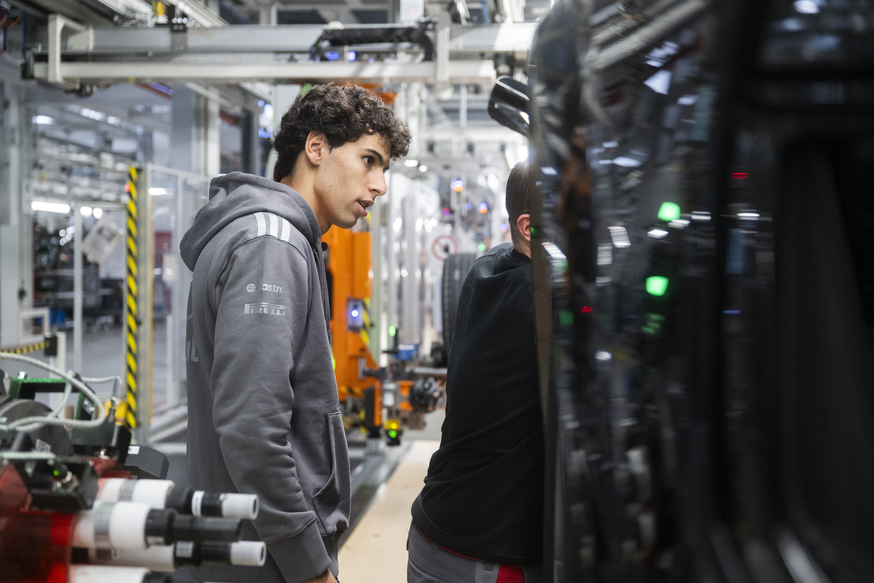 Gabriel Bortoleto besucht Audi in Ingolstadt - Impressionen von Bortoletos Besuch der Audi Produktion in Ingolstadt