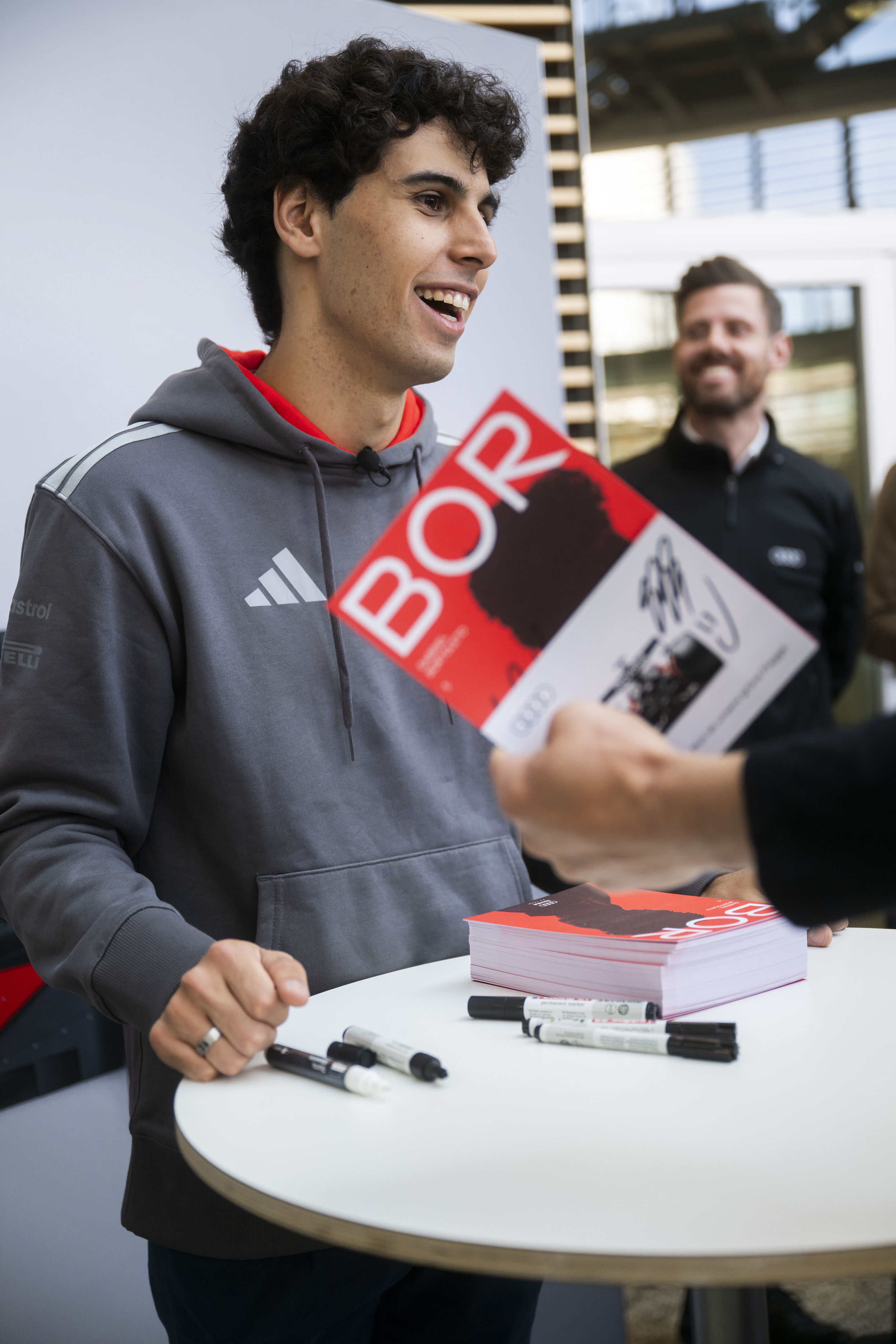 Gabriel Bortoleto besucht Audi in Ingolstadt - Impressionen von Bortoletos Besuch des Audi Forums in Ingolstadt
