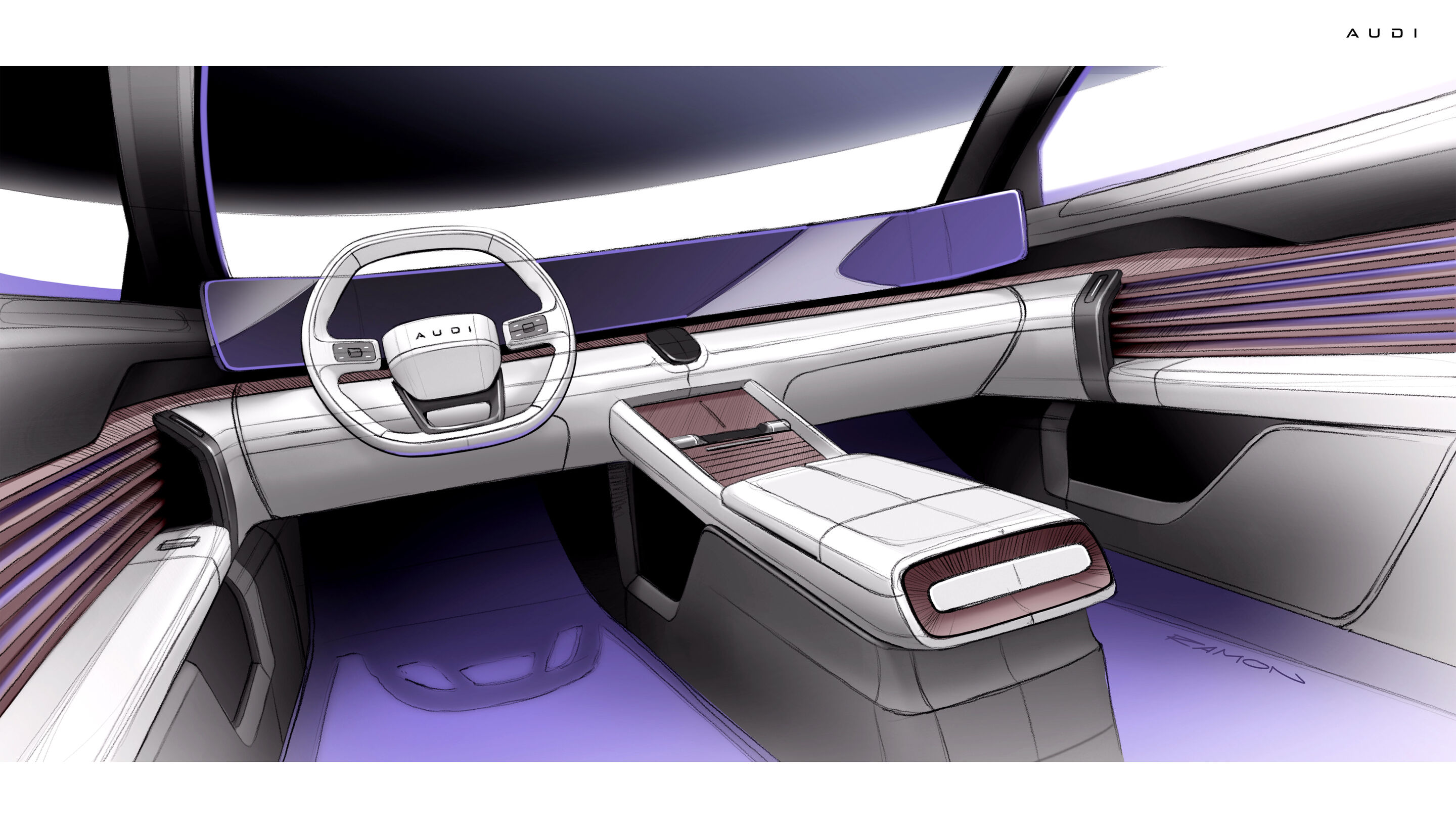 Sketch - Audi at Auto China 2026 - Sketches -  AUDI E7X