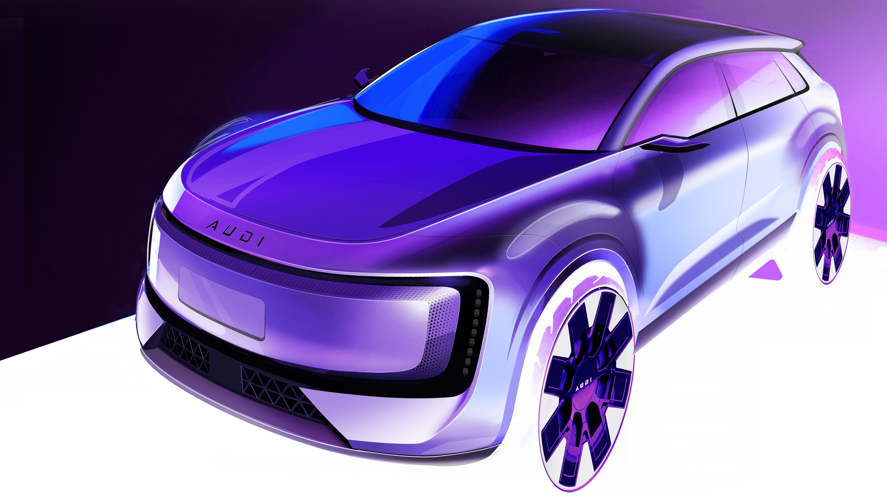 Sketch - Audi at Auto China 2026 - Sketches -  AUDI E7X