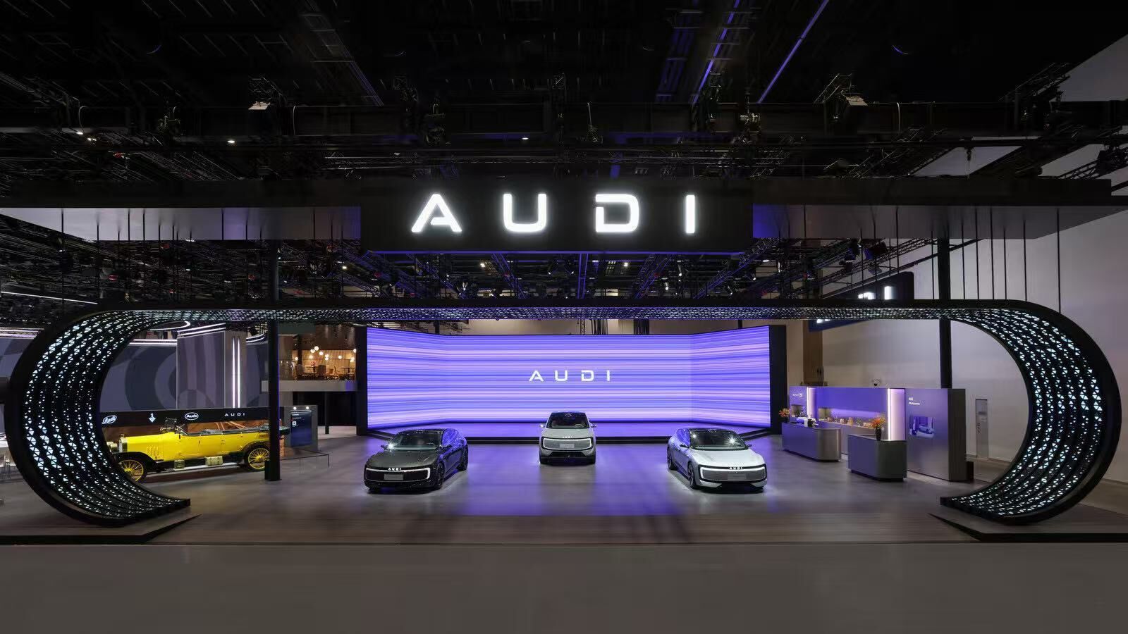 Audi auf der Auto China 2026 - Audi und seine Joint-Venture-Partner zeigen auf der Auto China 2026 in Peking ihre aktuellsten Modelle. Impressionen des AUDI Auftritts.