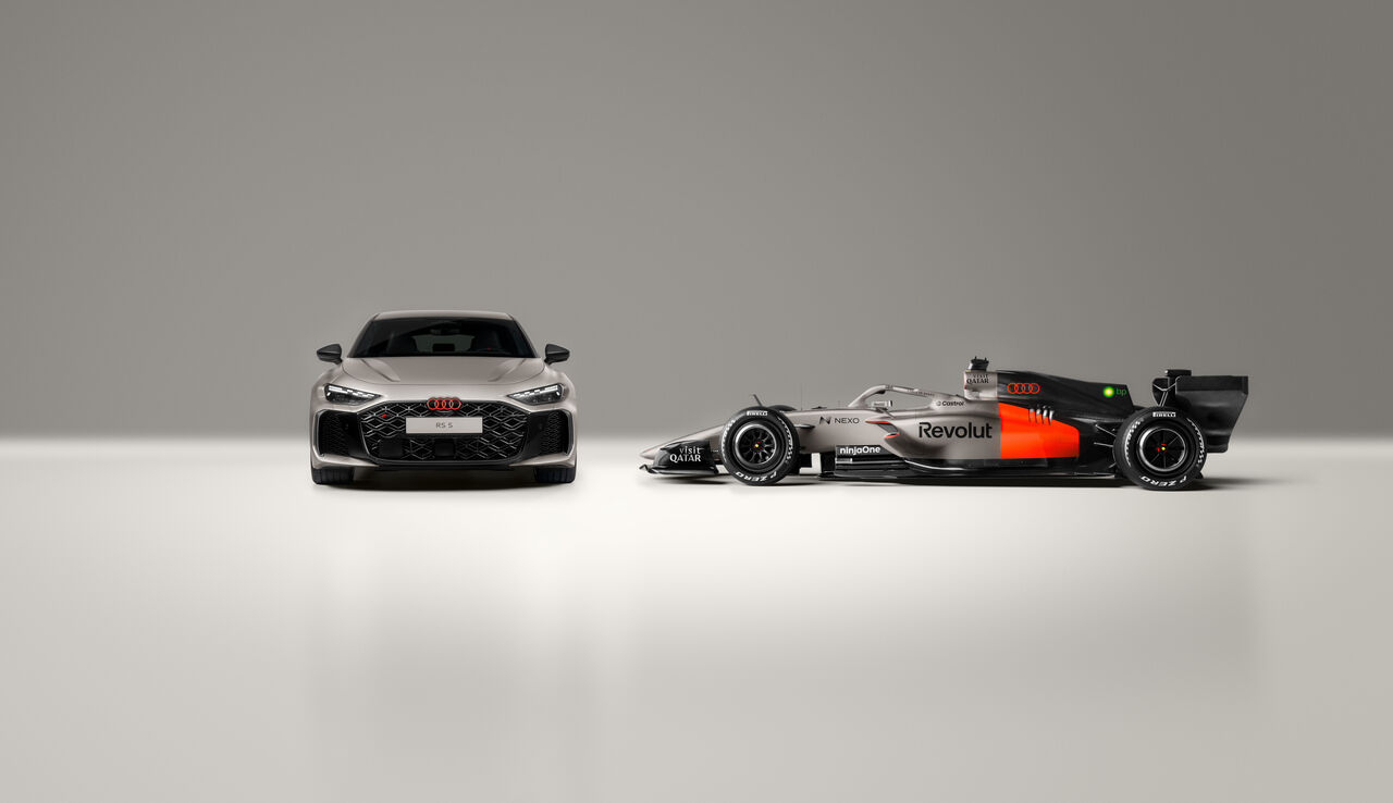 Audi RS 5 Debuts as Hot-Lap Car at Miami Grand Prix with Electrified Powertrain