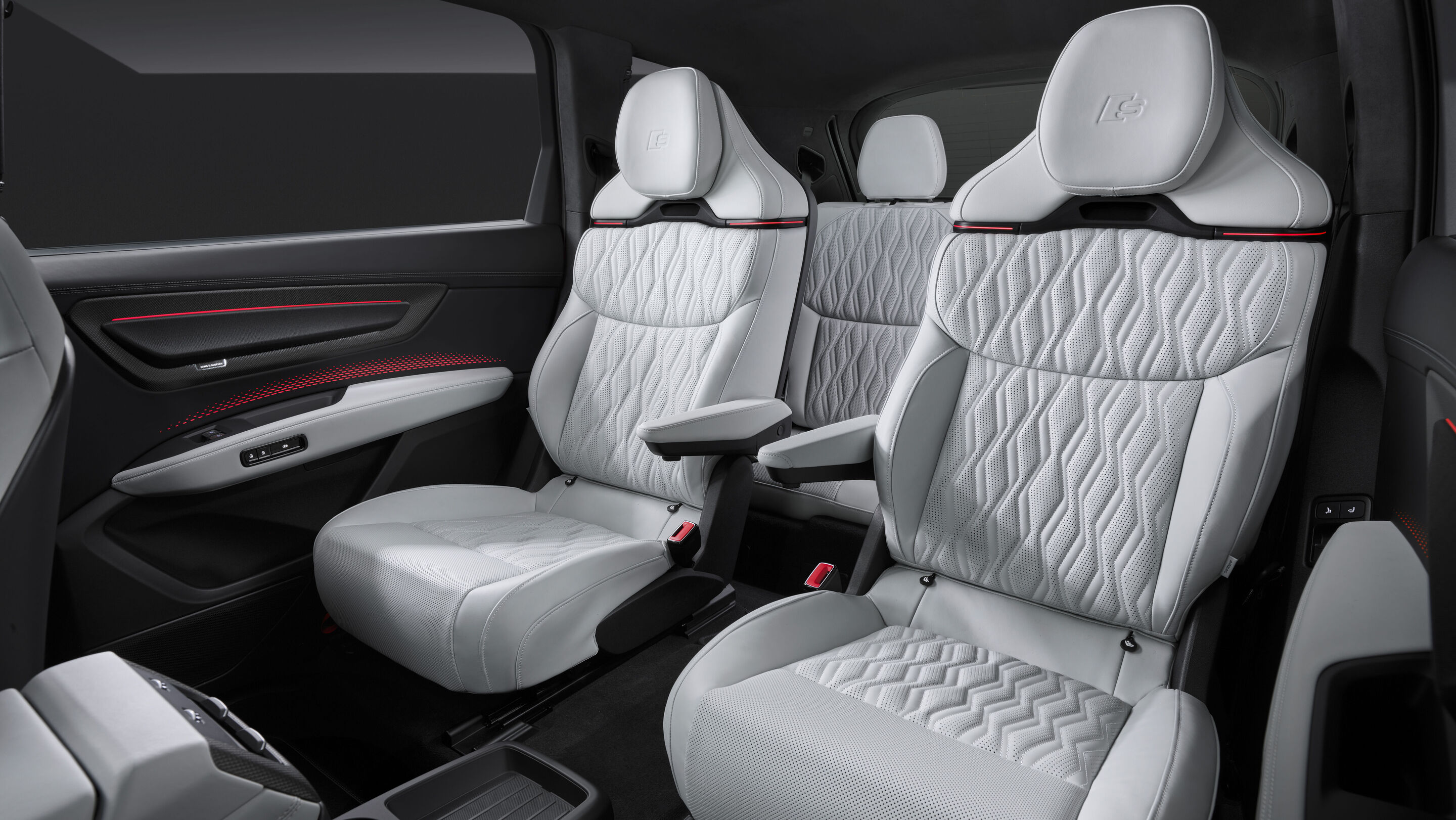 Audi Q9 - Studioaufnahme, Interieur, 2. Reihe, Einzelsitze