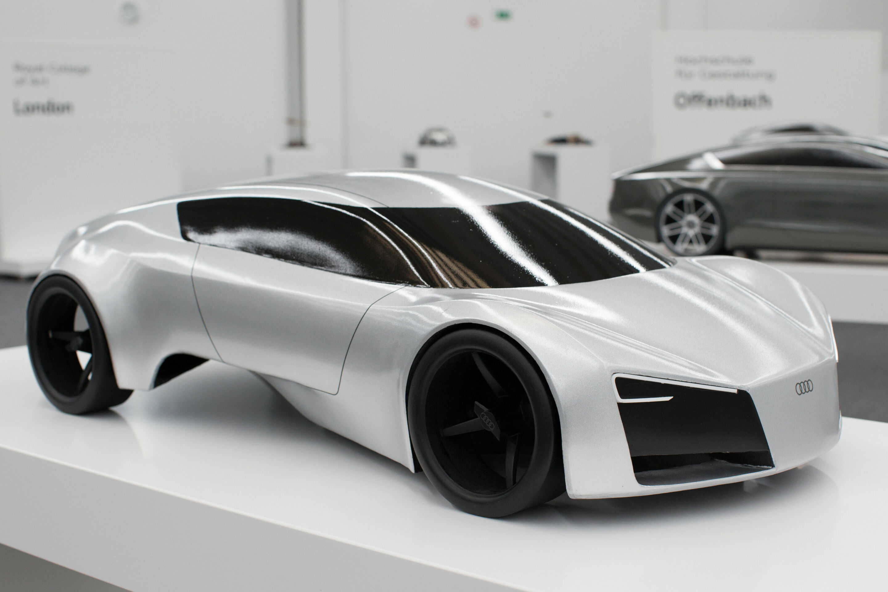 Audi Hosts Design Universities - The model “GT” by student Vanessa Woznik from the University of Art and Design Offenbach, created for the university’s “Dream Car” cooperation project with Audi.