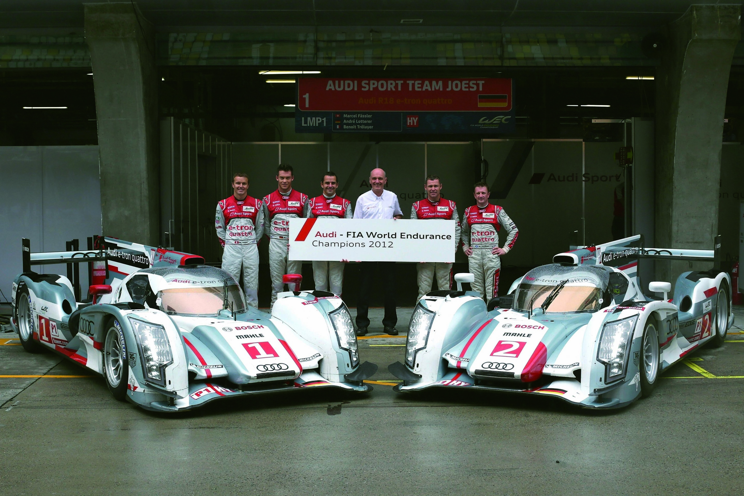 Interesting facts about the Audi World Champions trio