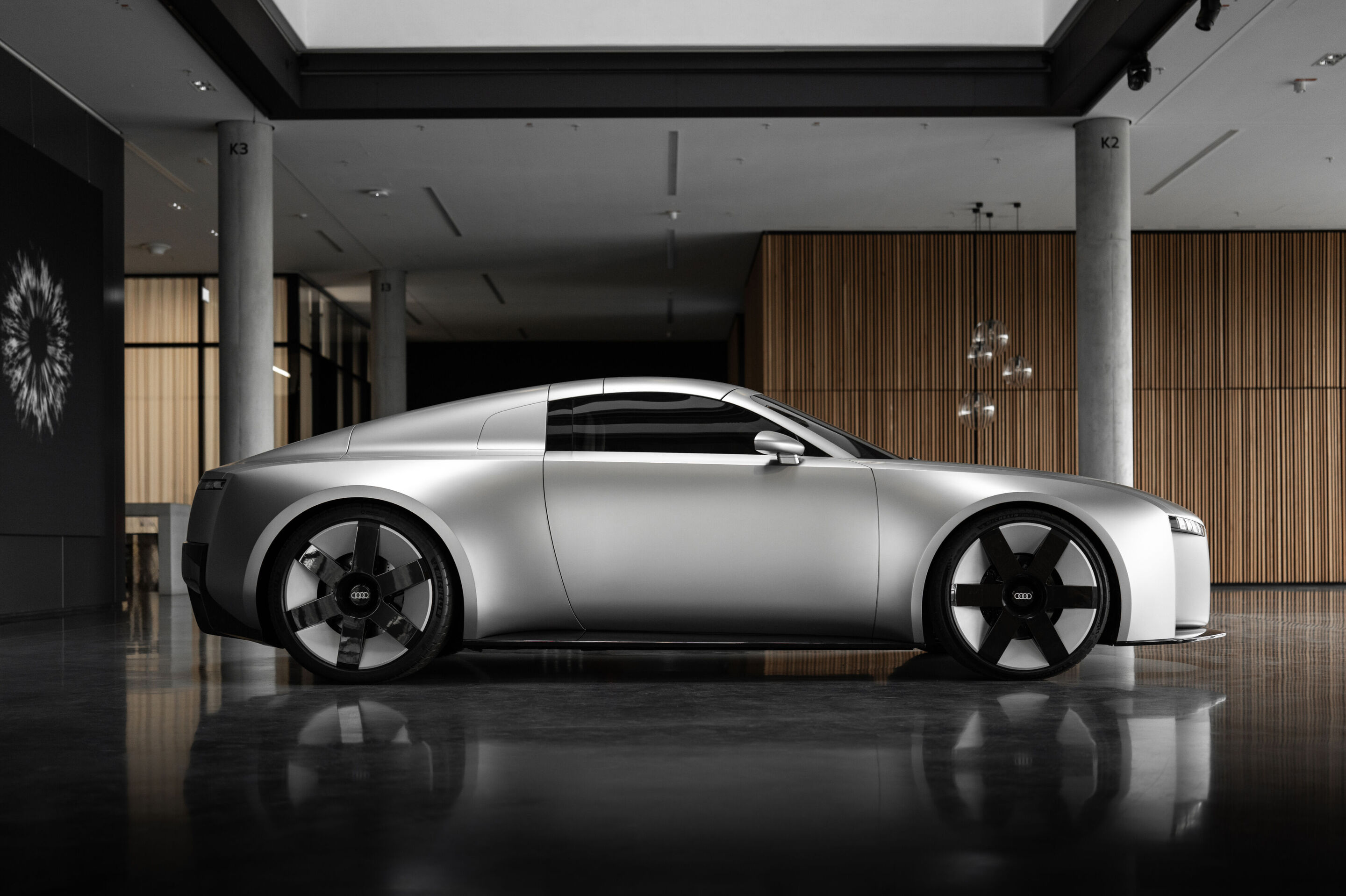 Four times triumph: Audi Concept C raises the bar - Audi Concept C: The all-electric concept embodies a new design philosophy defined by clarity, precision surfaces, and radical simplicity.