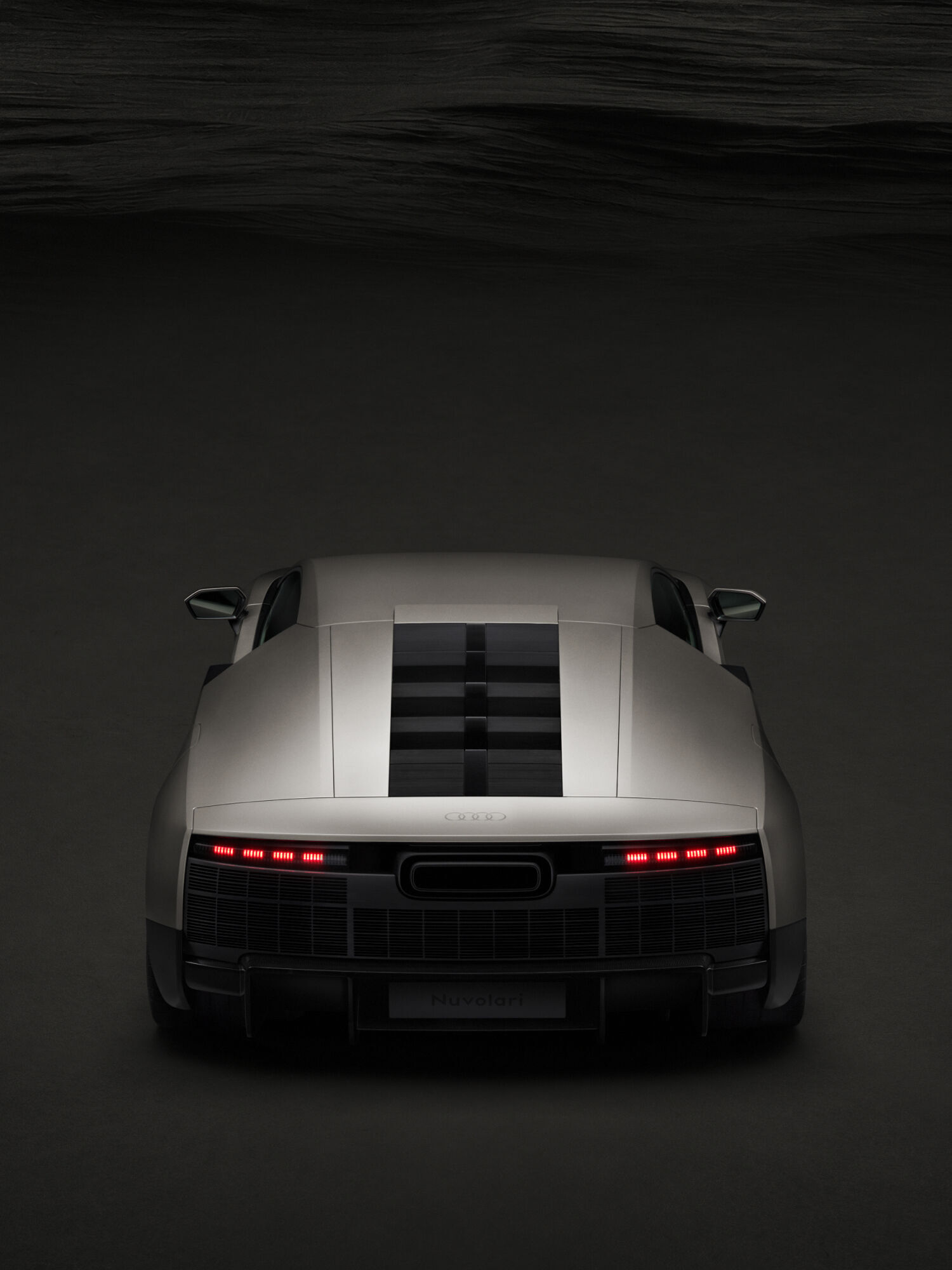 Audi Nuvolari - Titanium, static studio shot, exterior, rear view
